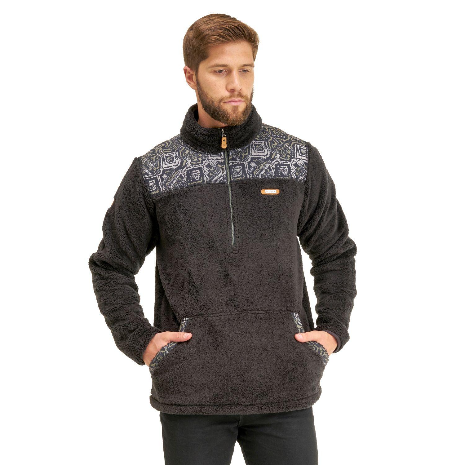 Poleron Hombre Baggy Sweatshirt Grafito Lippi V22-1