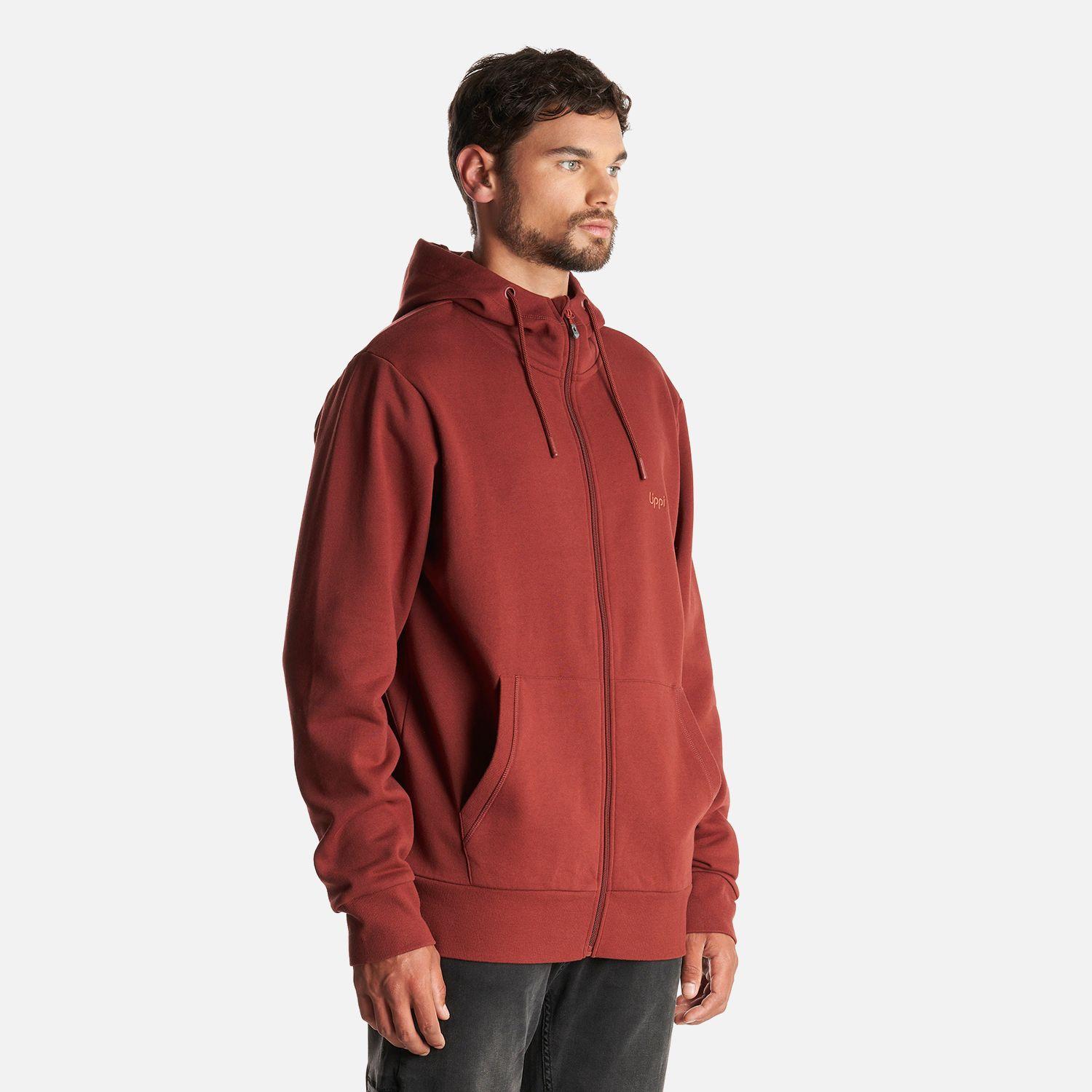 Poleron Hombre Ulmo Full Zip Hoody Sweatshirt Vino Lippi-2