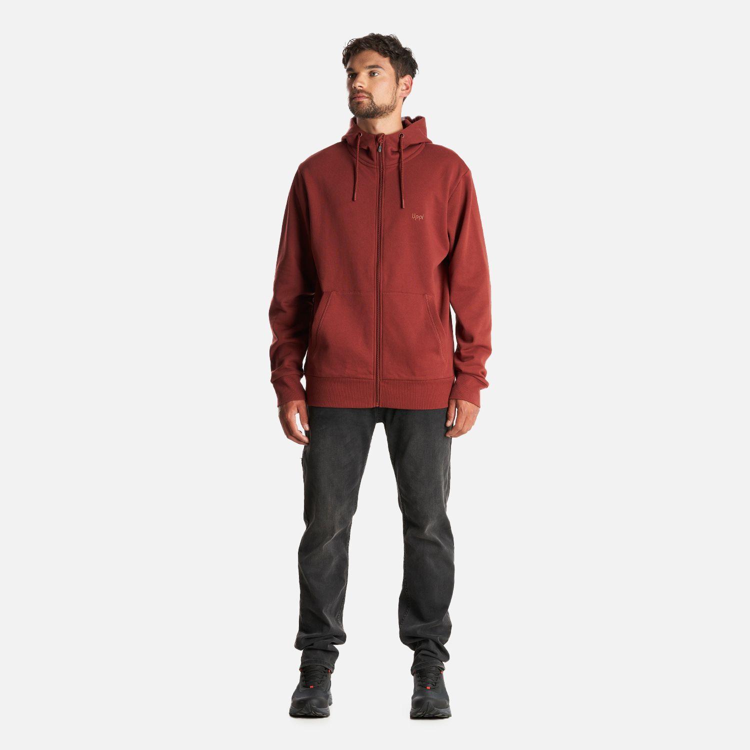 Poleron Hombre Ulmo Full Zip Hoody Sweatshirt Vino Lippi-6