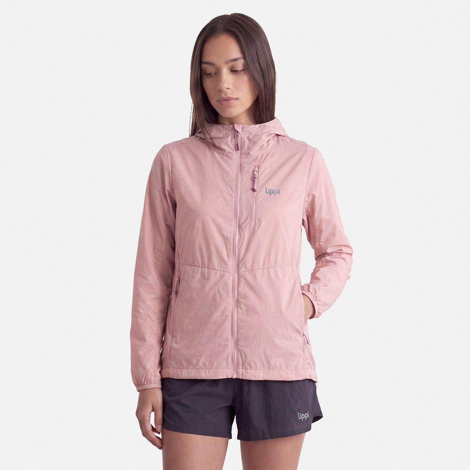 Chaqueta Mujer Nightfall SL Windbreaker Hoody Jacket Rosado Lippi V27-0