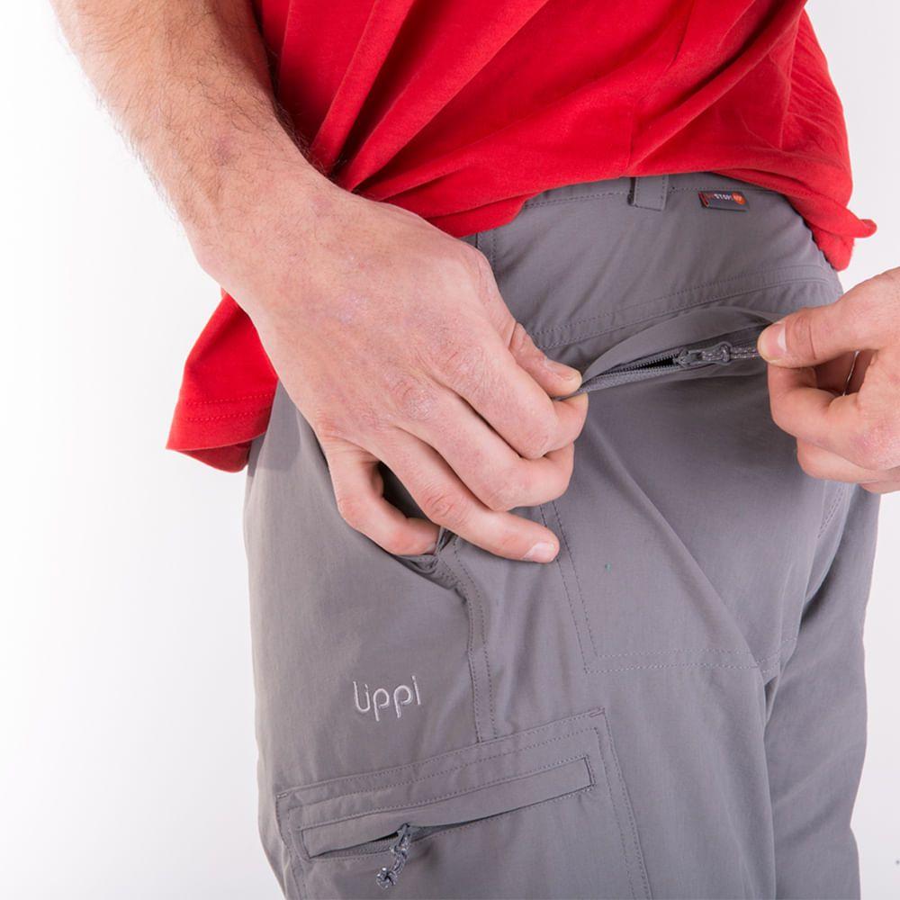 Pantalon Hombre Rampur Mix-2 Pant Negro Lippi-3