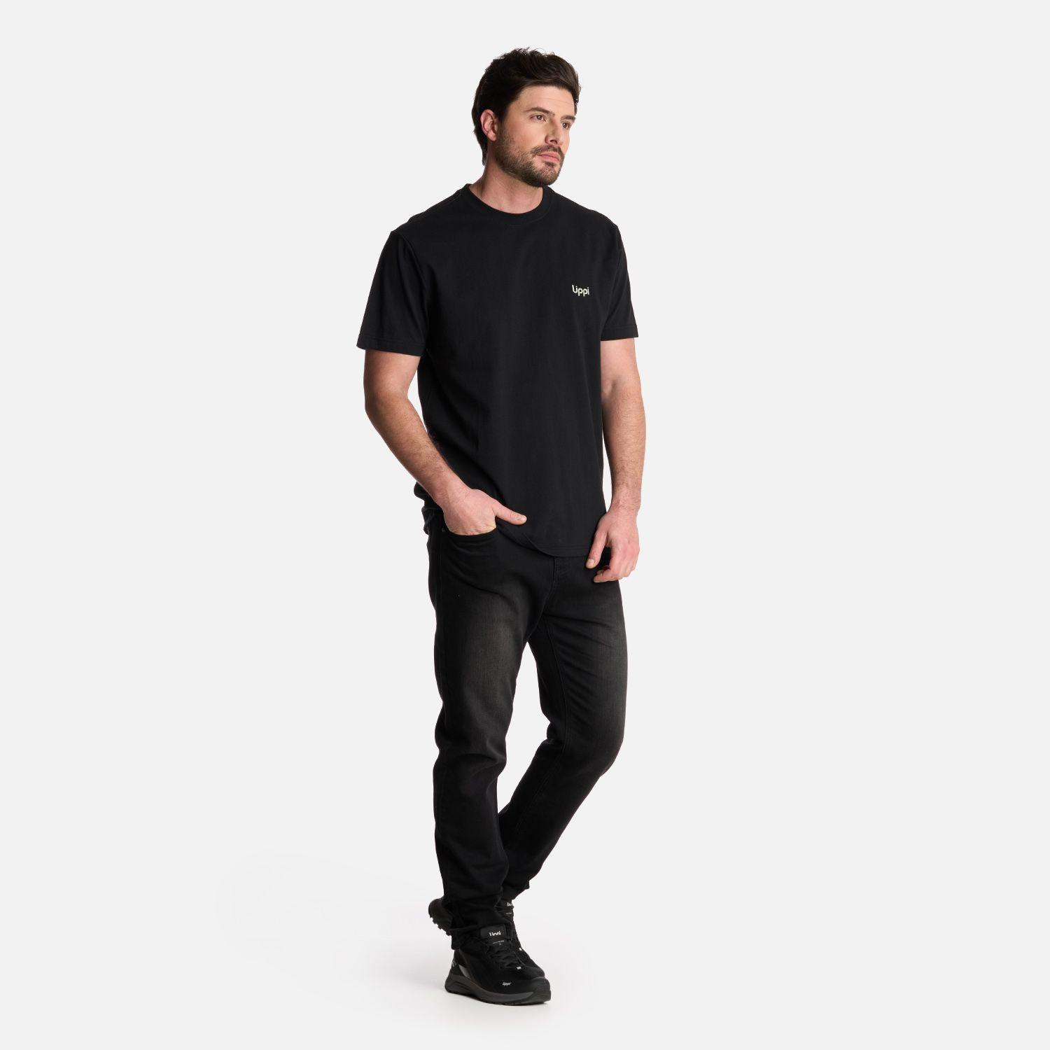 Polera Hombre Highest Peak T-Shirt Negro Lippi-4