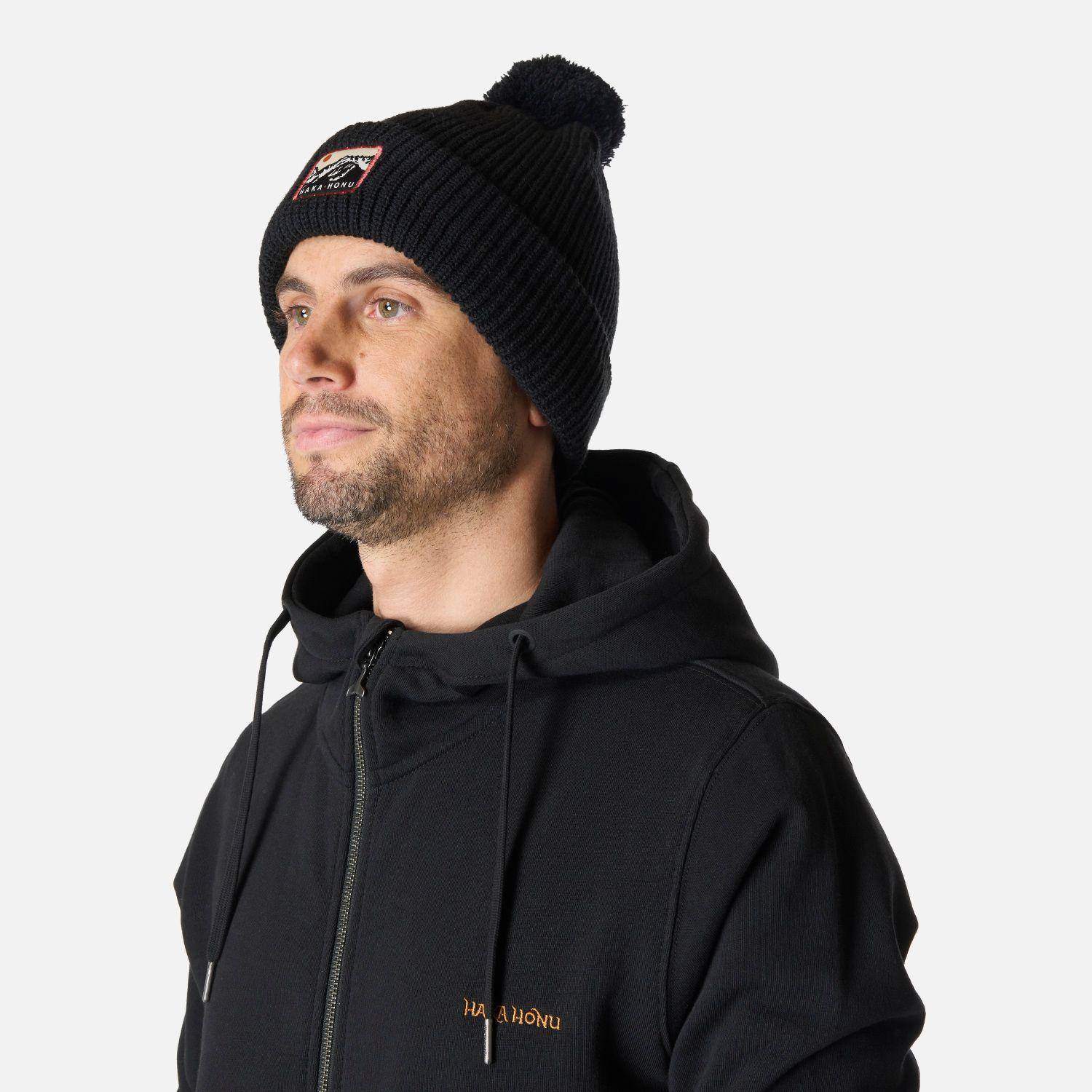 Gorro Unisex Yeco Negro Haka Honu I26-1