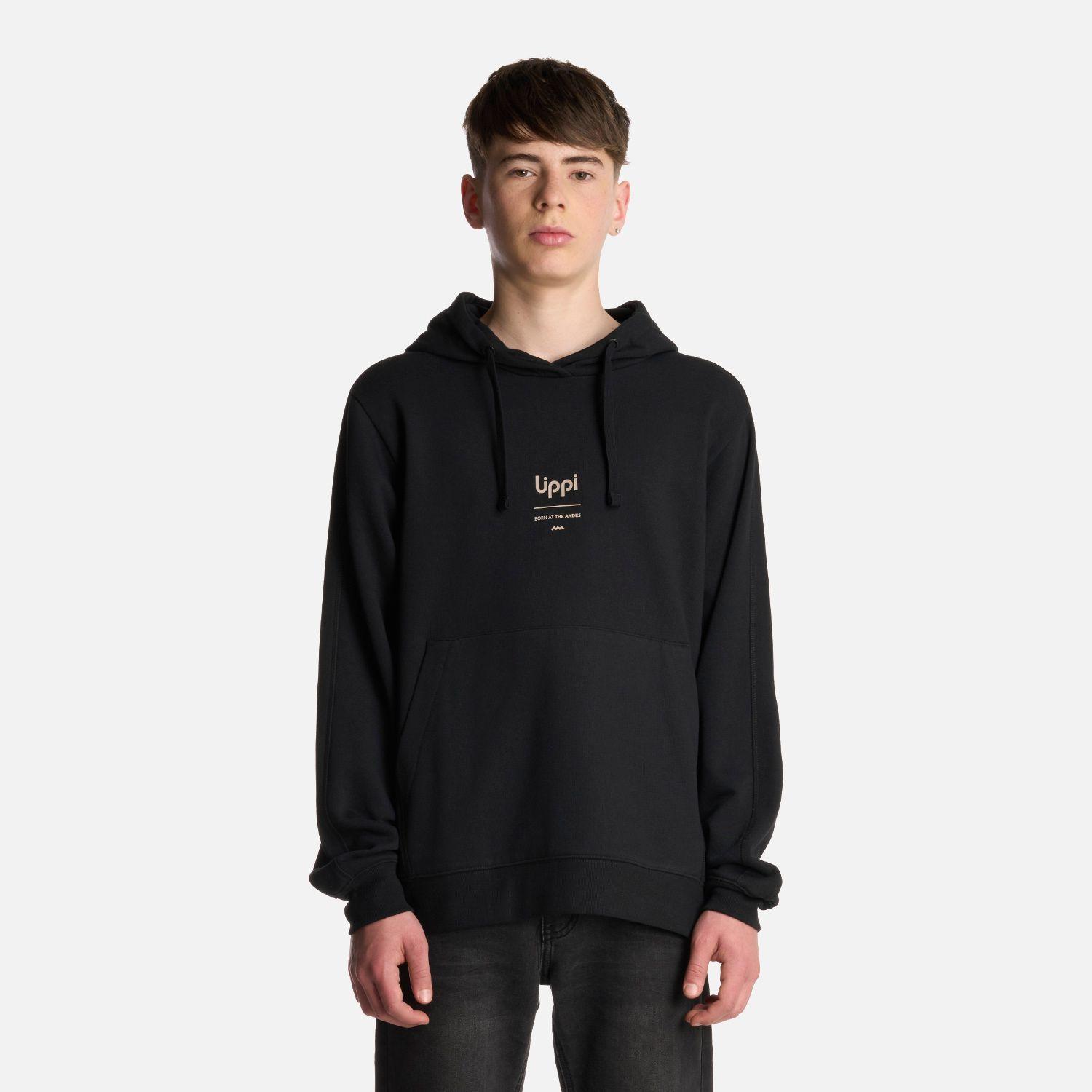 Polerón Teen Boy Ulmo Mid Point Hoody Negro Lippi-0