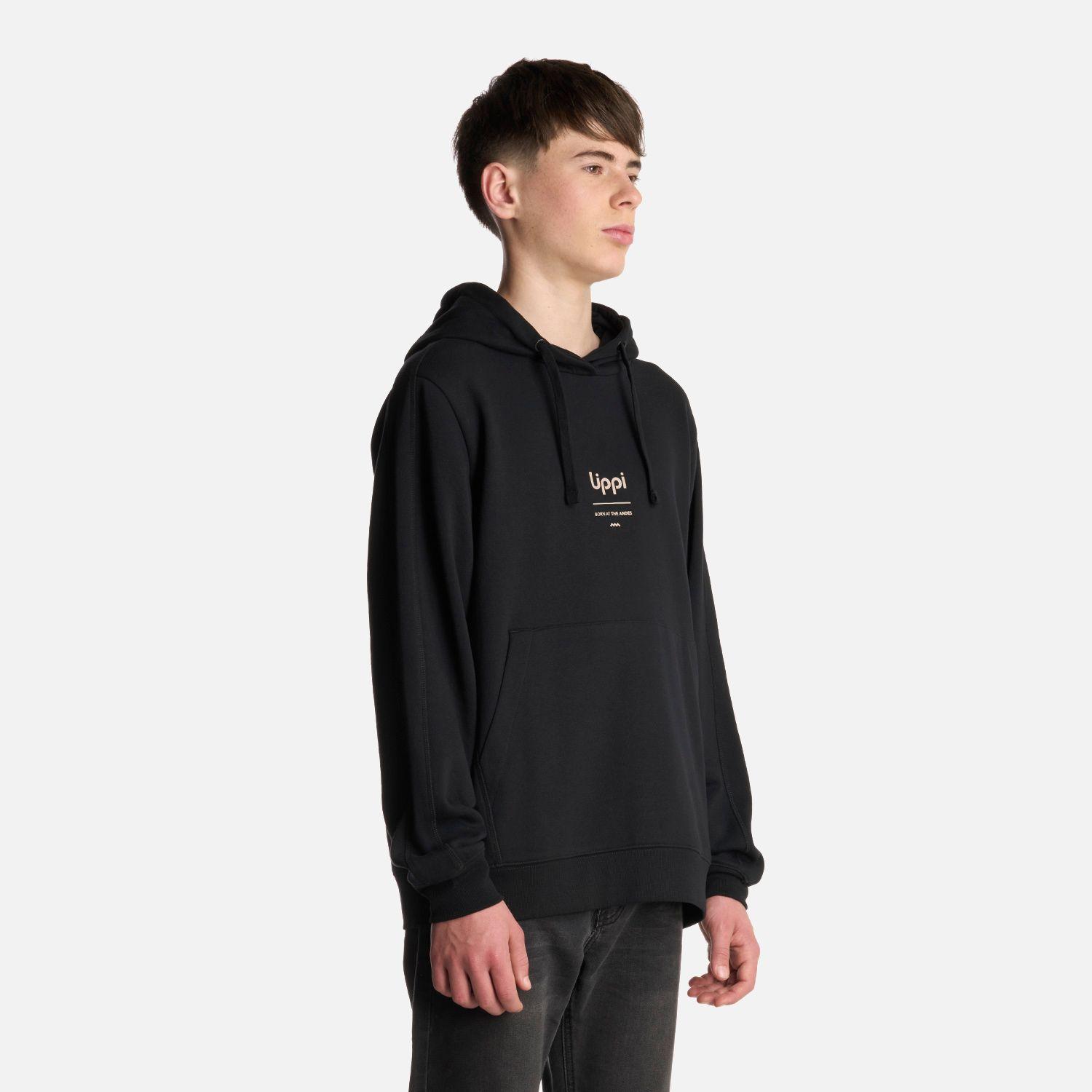 Polerón Teen Boy Ulmo Mid Point Hoody Negro Lippi-1