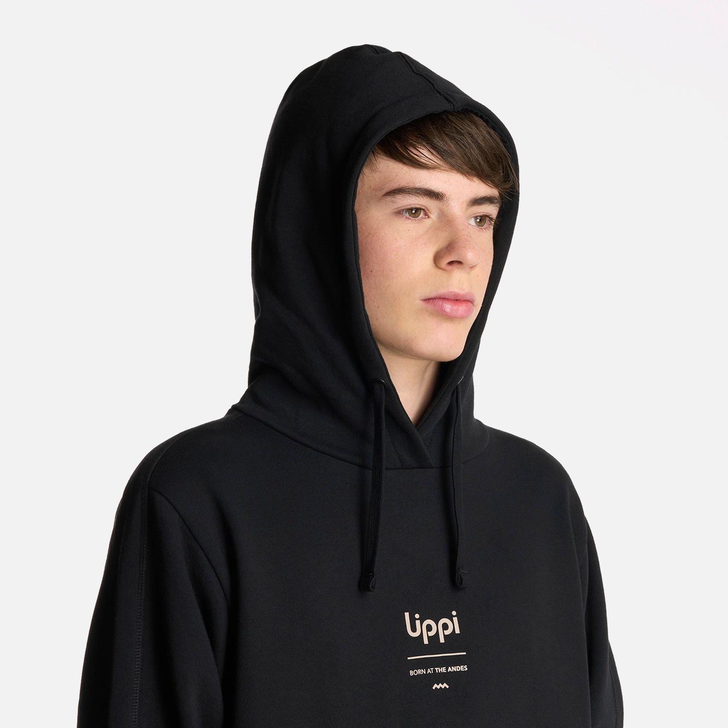 Polerón Teen Boy Ulmo Mid Point Hoody Negro Lippi-3