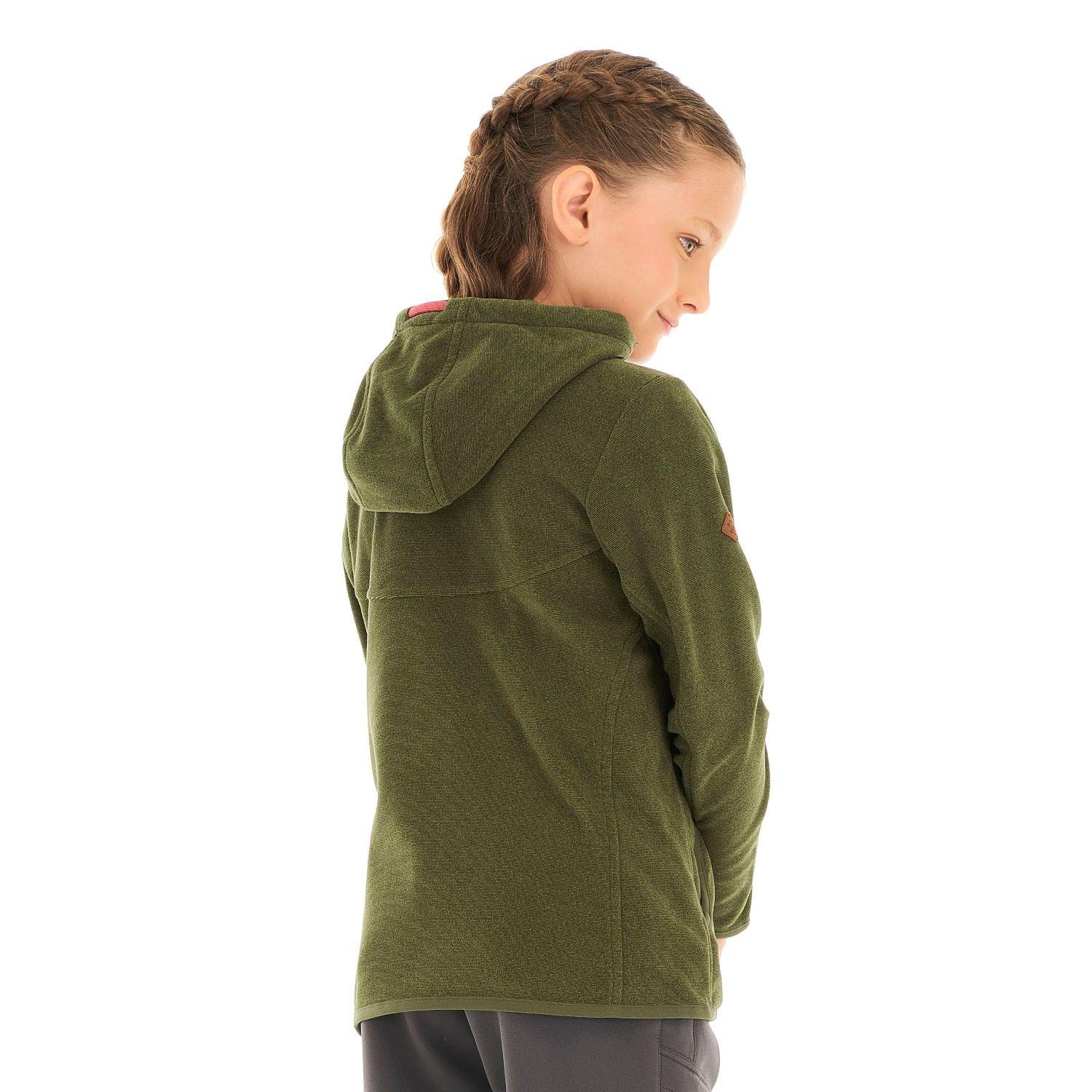 Poleron Niña Stripes Nano-F Full Zip Laurel Lippi-4