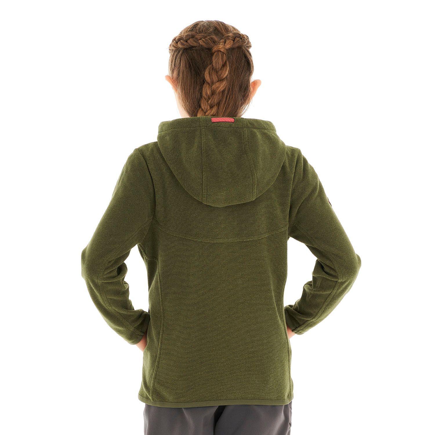 Poleron Niña Stripes Nano-F Full Zip Laurel Lippi-5