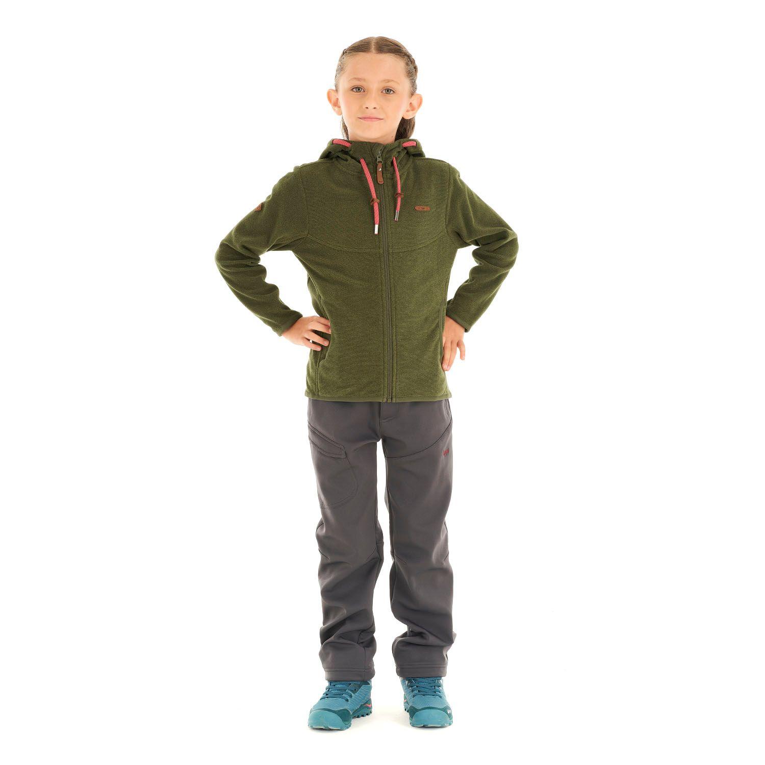 Poleron Niña Stripes Nano-F Full Zip Laurel Lippi-8