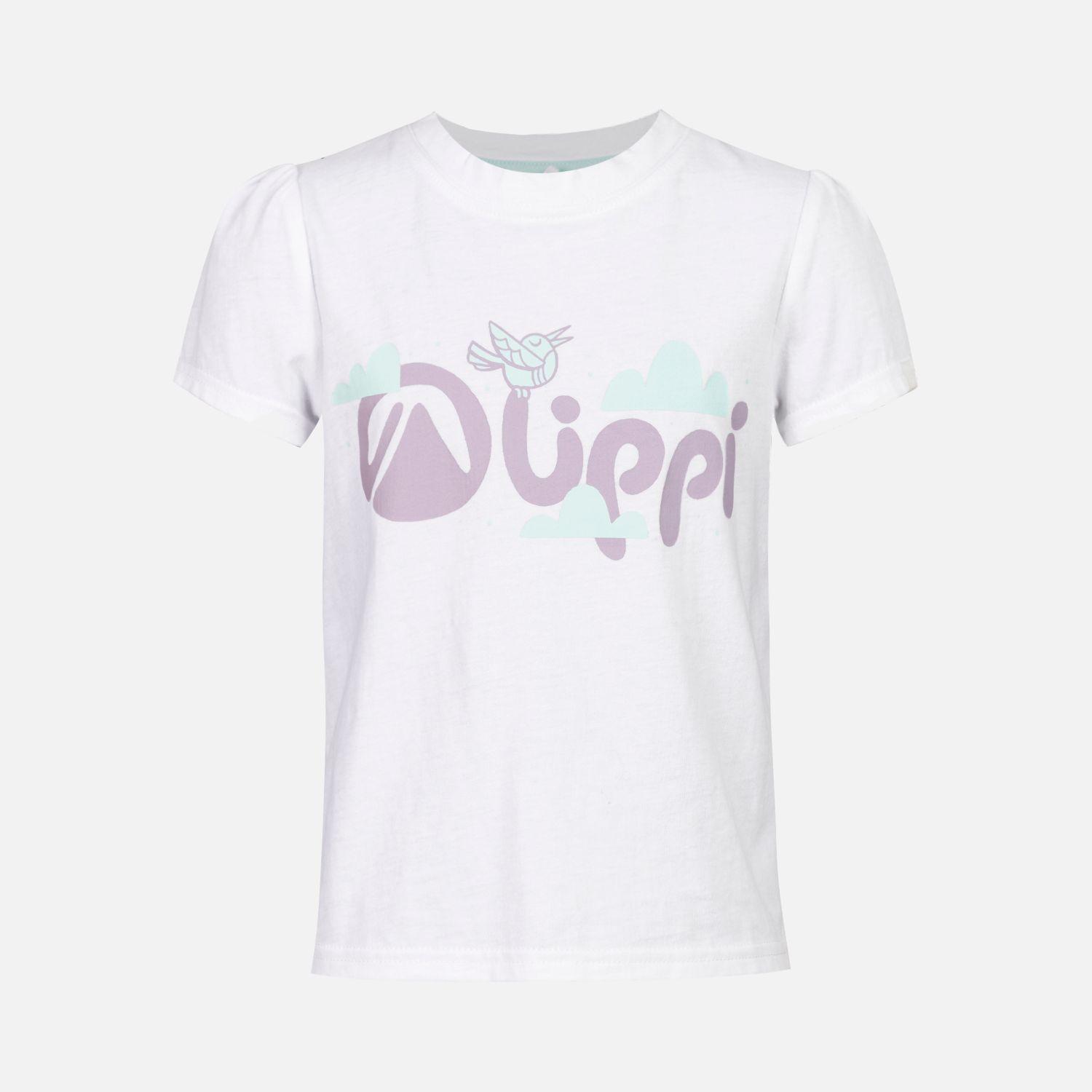 Polera Niña Logo Lippi T-Shirt Blanco Lippi V23-0