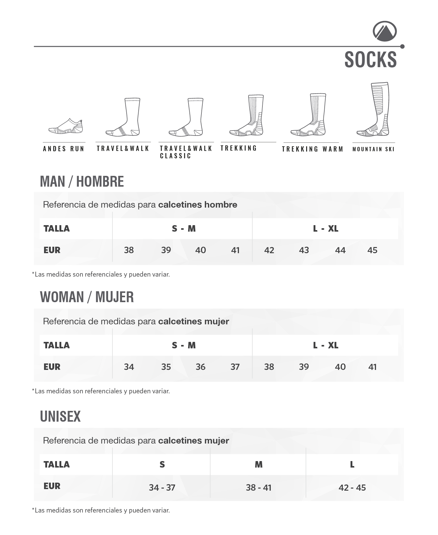 Calcetin Mujer Skyline Hiking Socks Mid Verde Agua Lippi-2