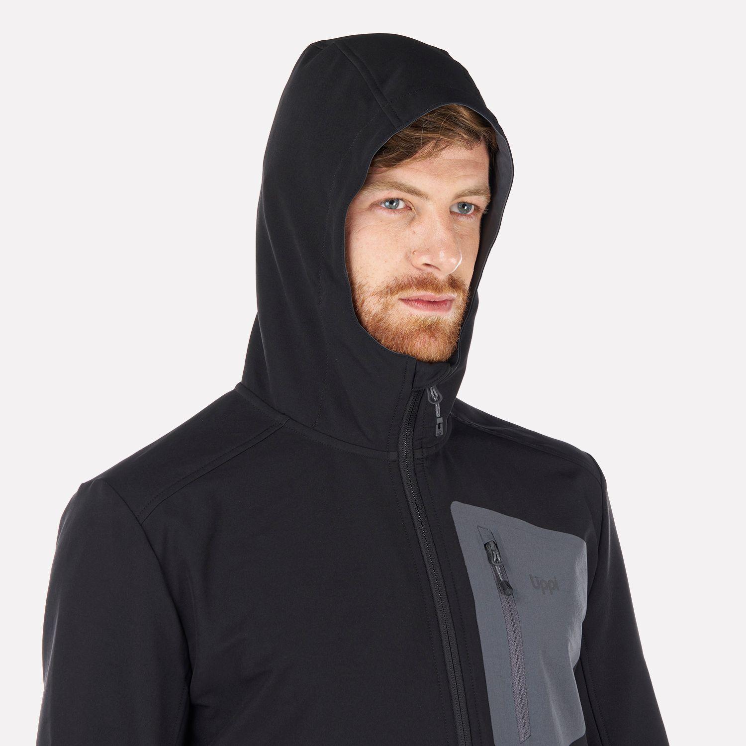 Chaqueta Hombre Seek Softshell Hoody Jacket Negro Lippi I22-3