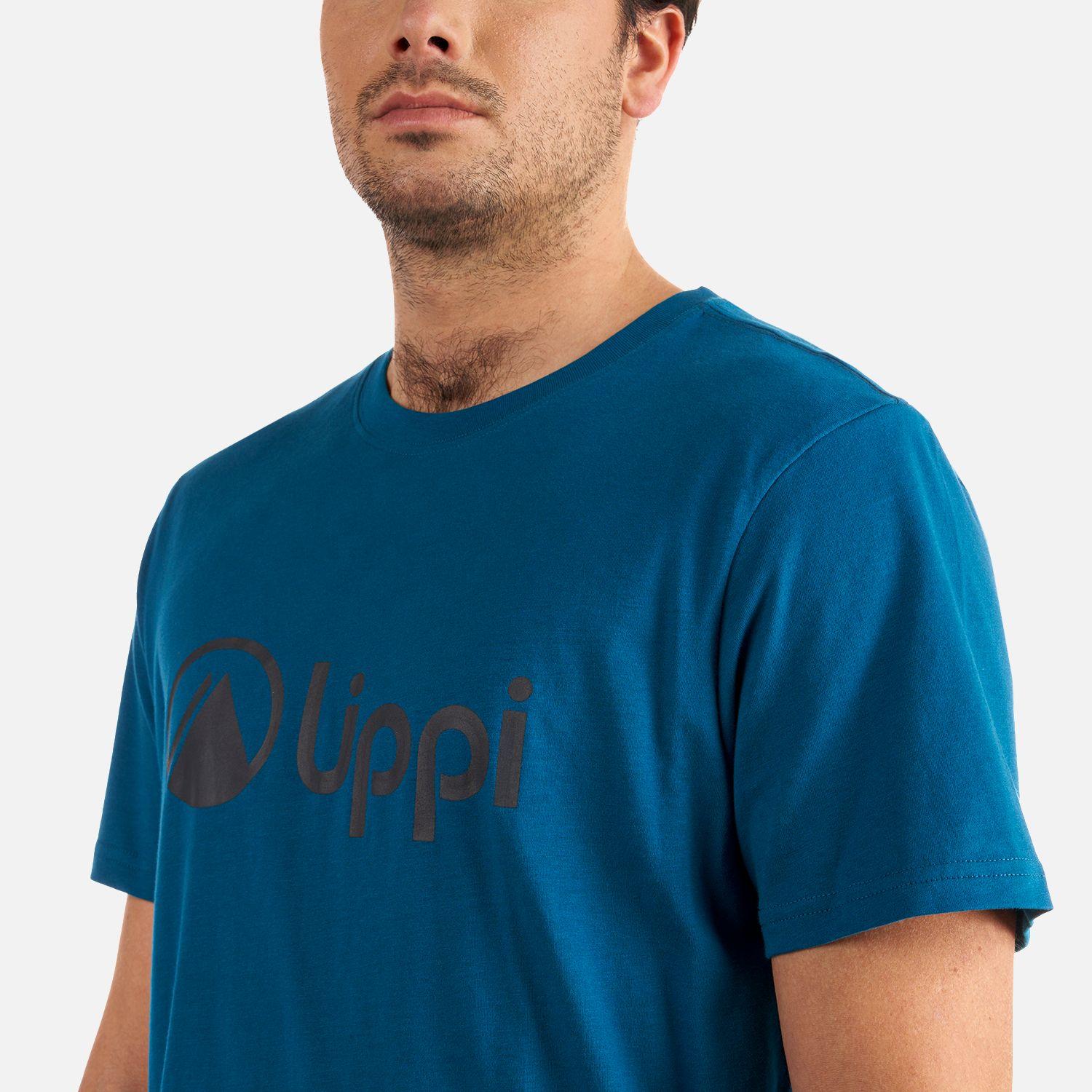 Polera Hombre Logo Lippi T-Shirt Azul Lippi-4