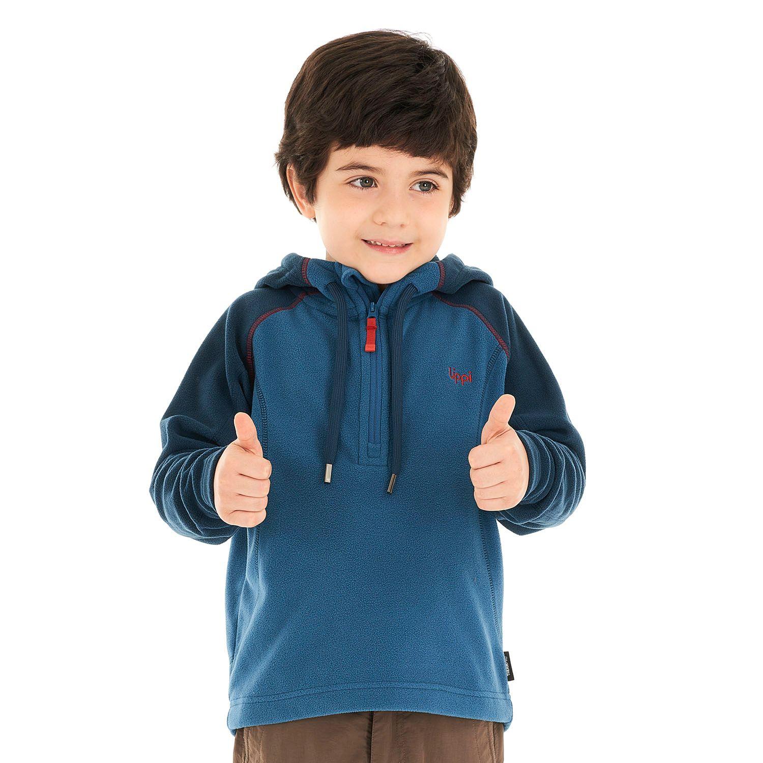 Chaqueta Niño Cold Day Therm-Pro Hoody Jacket Azul / Azul Noche Lippi-1