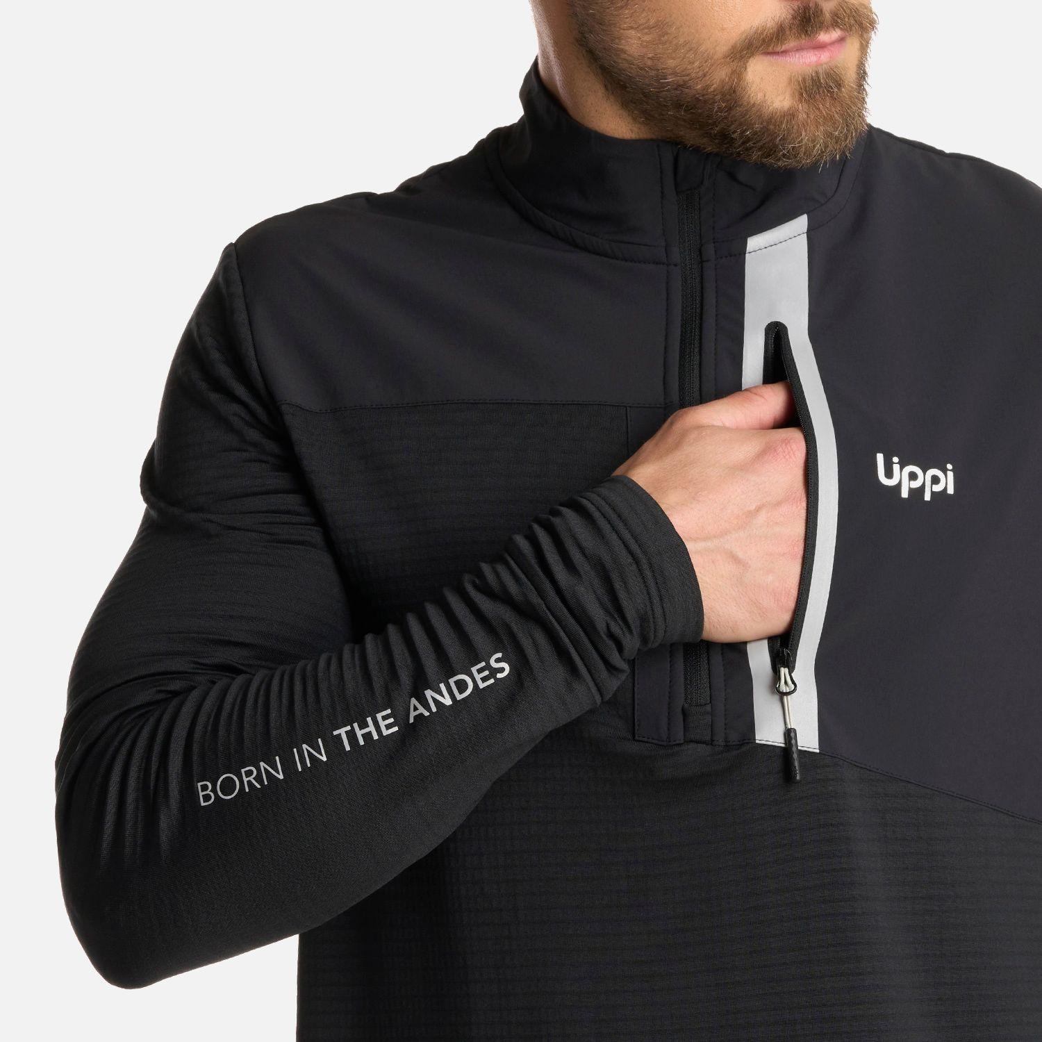 Polerón Hombre Karova Nano-F 14 Zip Negro Lippi I25-3