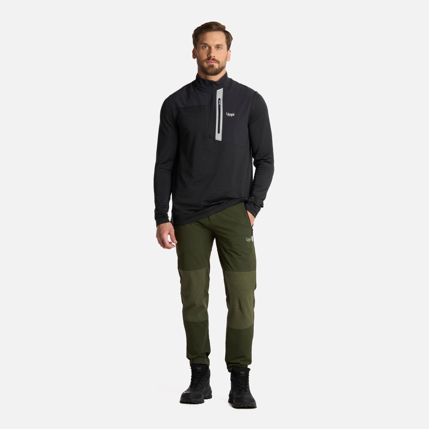 Polerón Hombre Karova Nano-F 14 Zip Negro Lippi I25-5