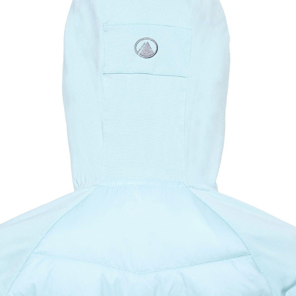 Chaqueta Mujer Steam-Pro Light Hoody Jacket Verde Agua / Gris Medio Lippi-3