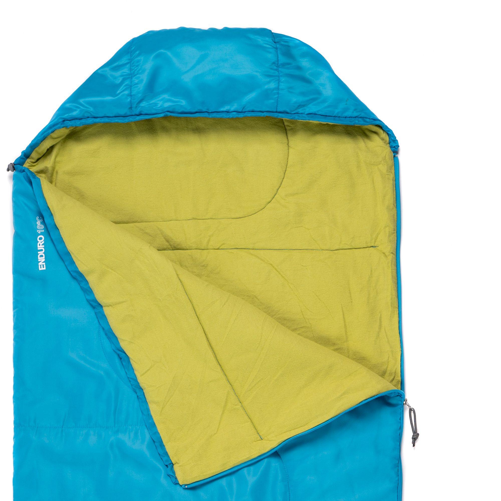 Saco De Dormir Unisex Enduro 10 C Turquesa 092 Geography-1