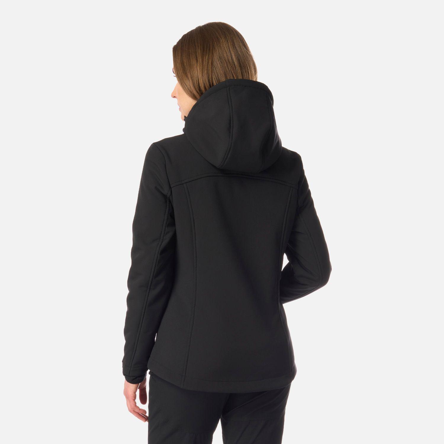 Chaqueta Mujer Macaya Softshell Hoody Jacket Negro Lippi I26-2