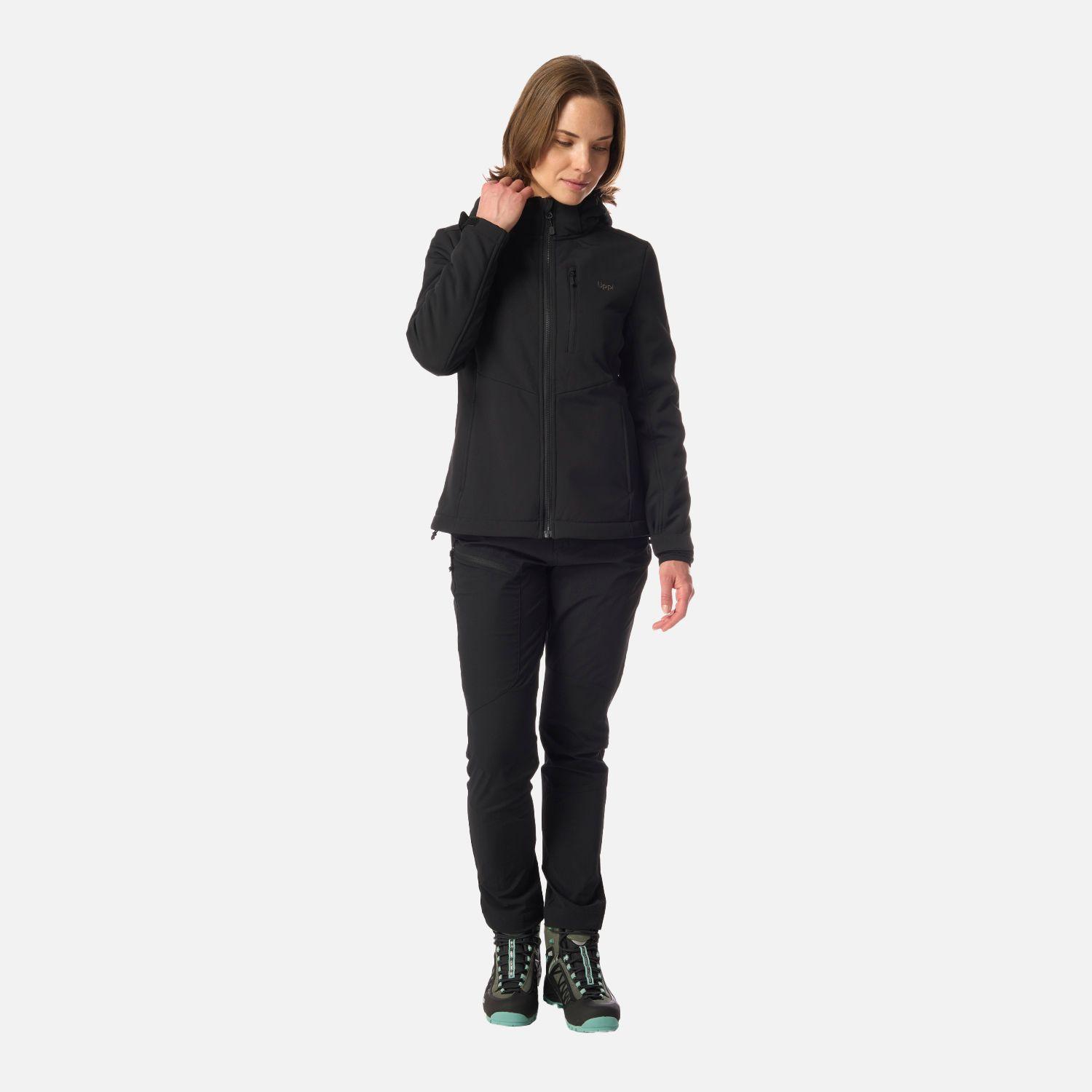 Chaqueta Mujer Macaya Softshell Hoody Jacket Negro Lippi I26-9