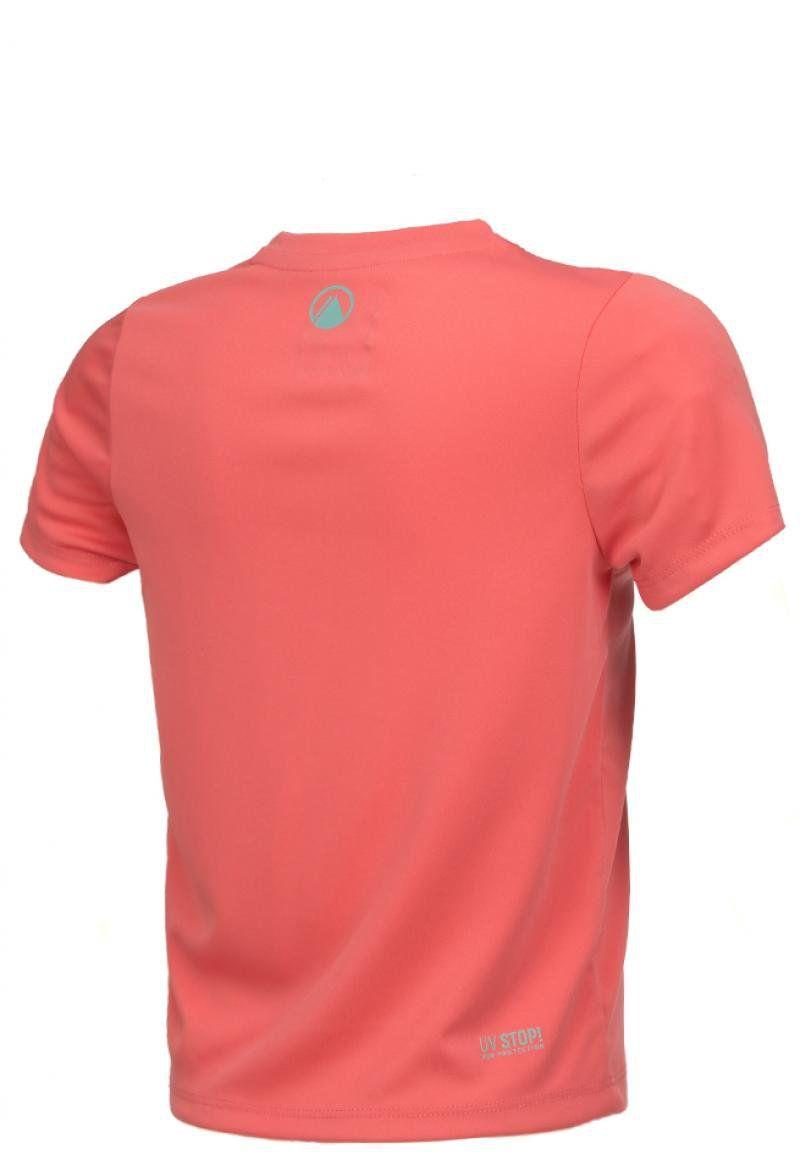 Traje de Baño Niña Sun Pro UV-Stop Shorts Sleeve T-Shirt Coral Lippi-1