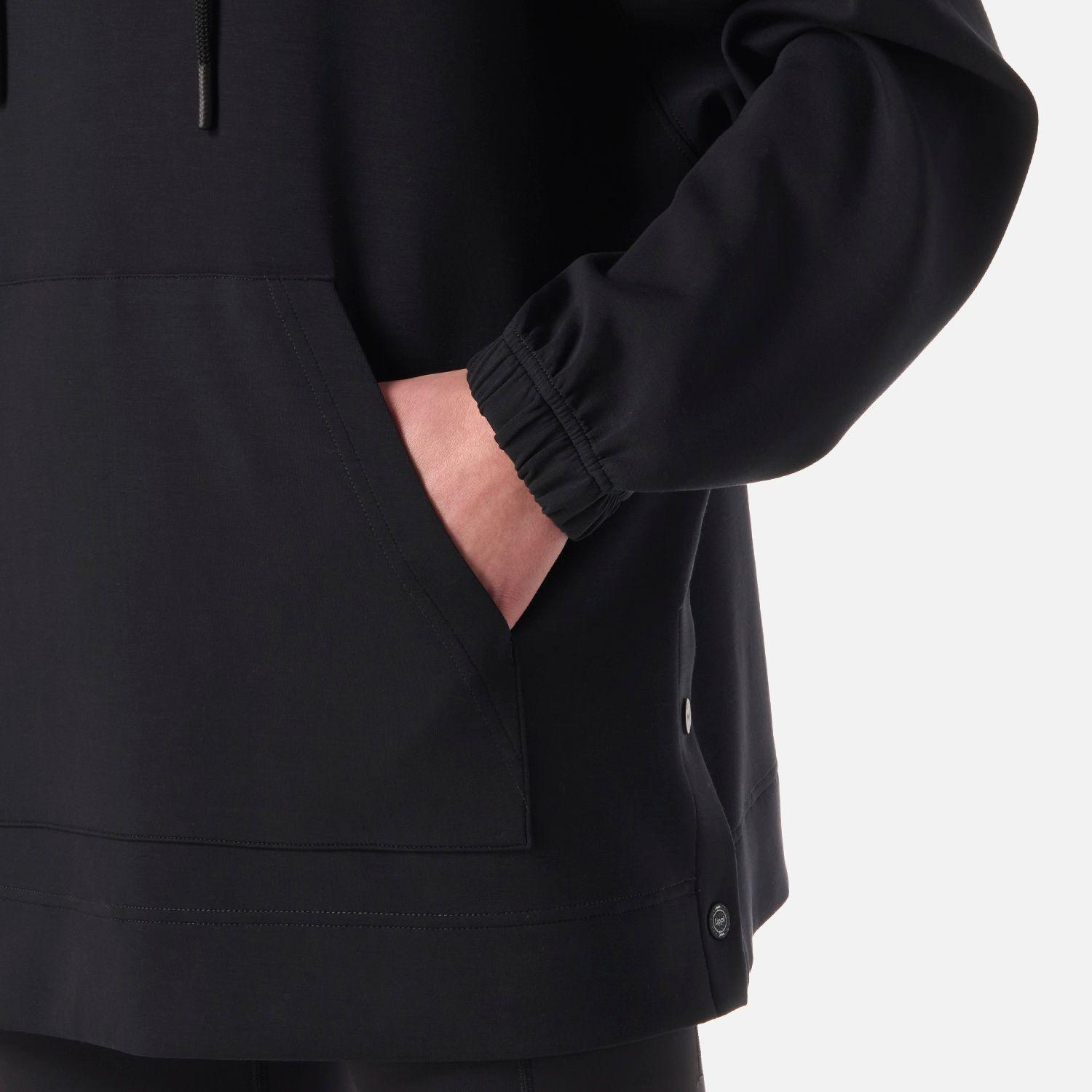 Polerón Mujer CityScape Hoody Sweatshirt Negro Lippi V26-4