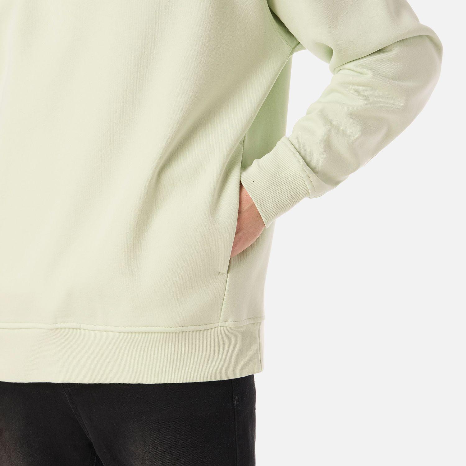 Polerón Hombre Ulmo Hoody Sweatshirt Gris Claro / Verde Agua Lippi V26-4