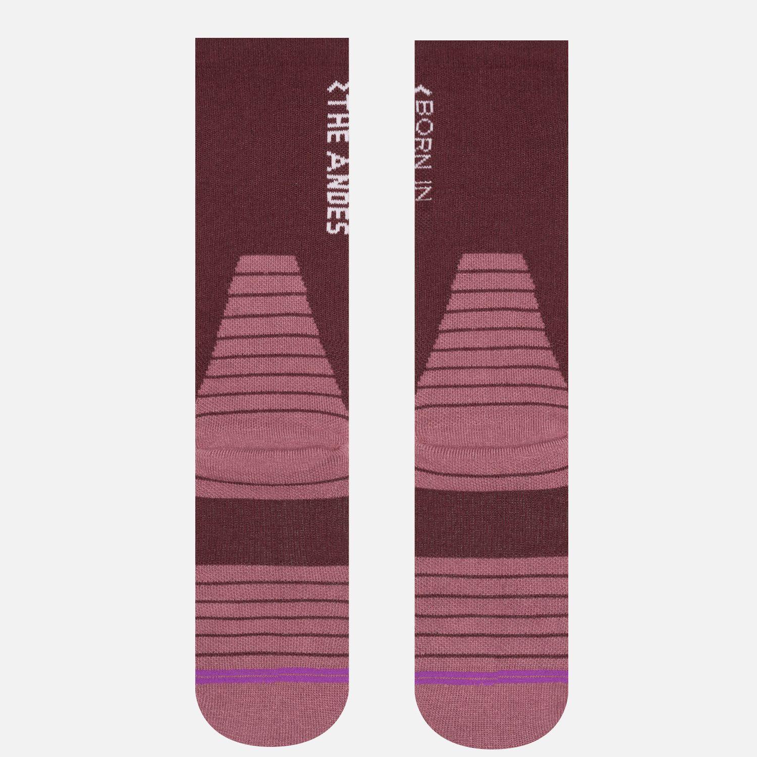 Calcetines Mujer Trekking Light Socks Burdeo Lippi-2