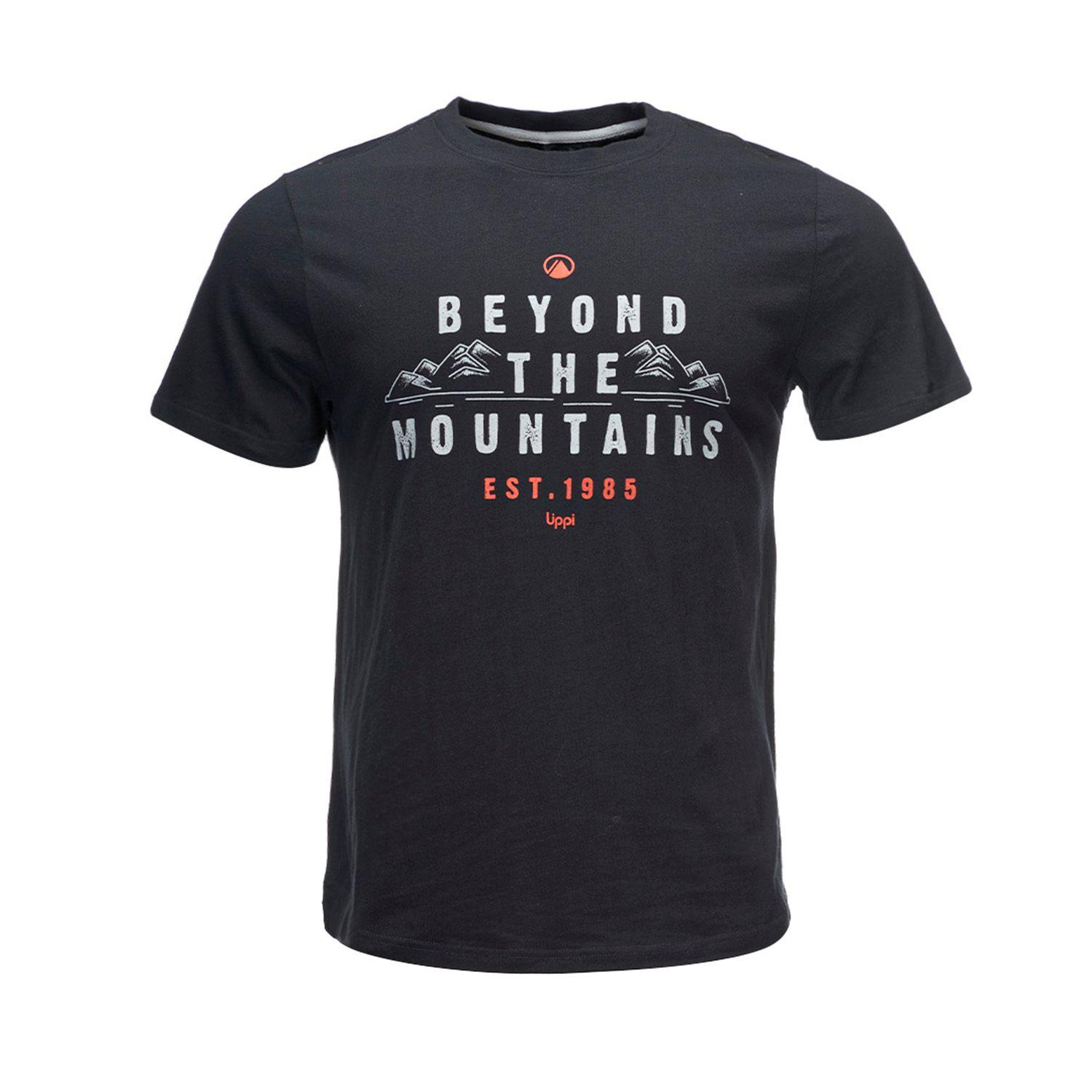 Polera Hombre Origins UV-Stop T-Shirt Grafito Lippi-0