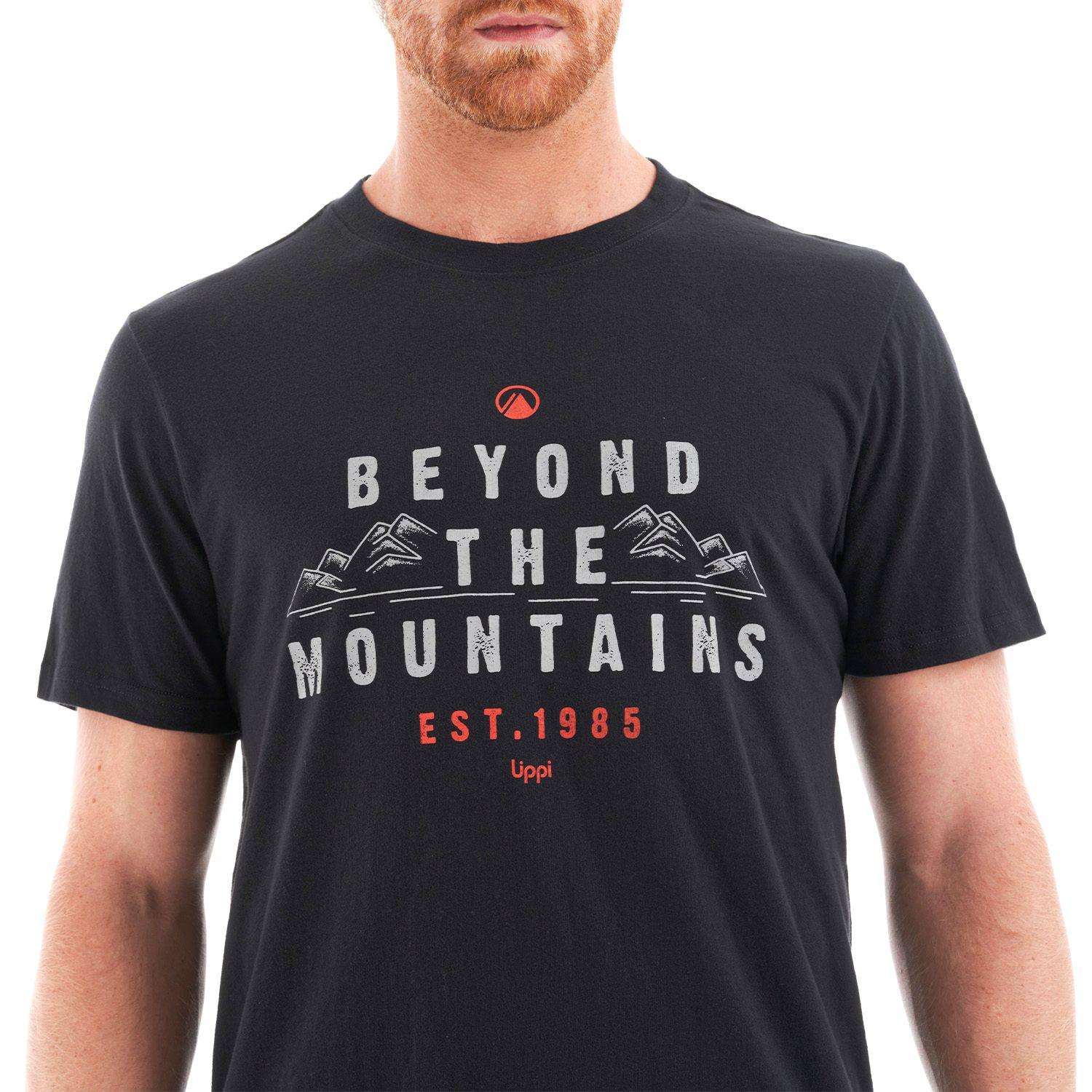 Polera Hombre Origins UV-Stop T-Shirt Grafito Lippi-6