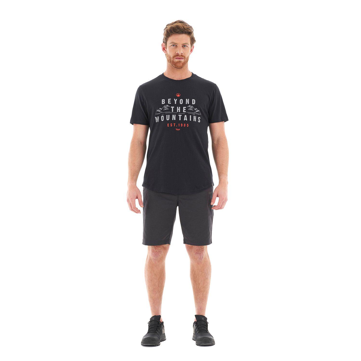 Polera Hombre Origins UV-Stop T-Shirt Grafito Lippi-7