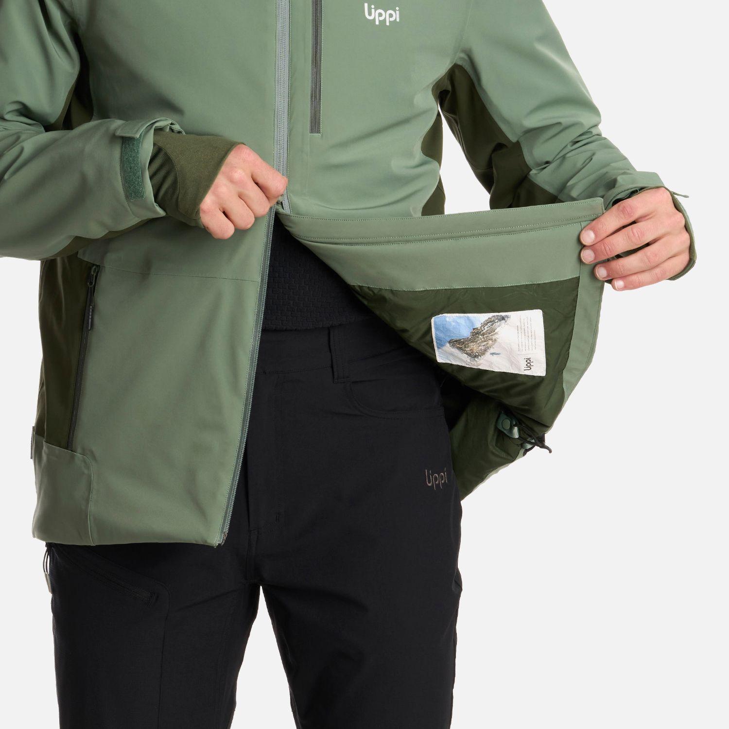 Chaqueta Hombre Snow Valley B-Dry Jade Oscuro Lippi I25-7