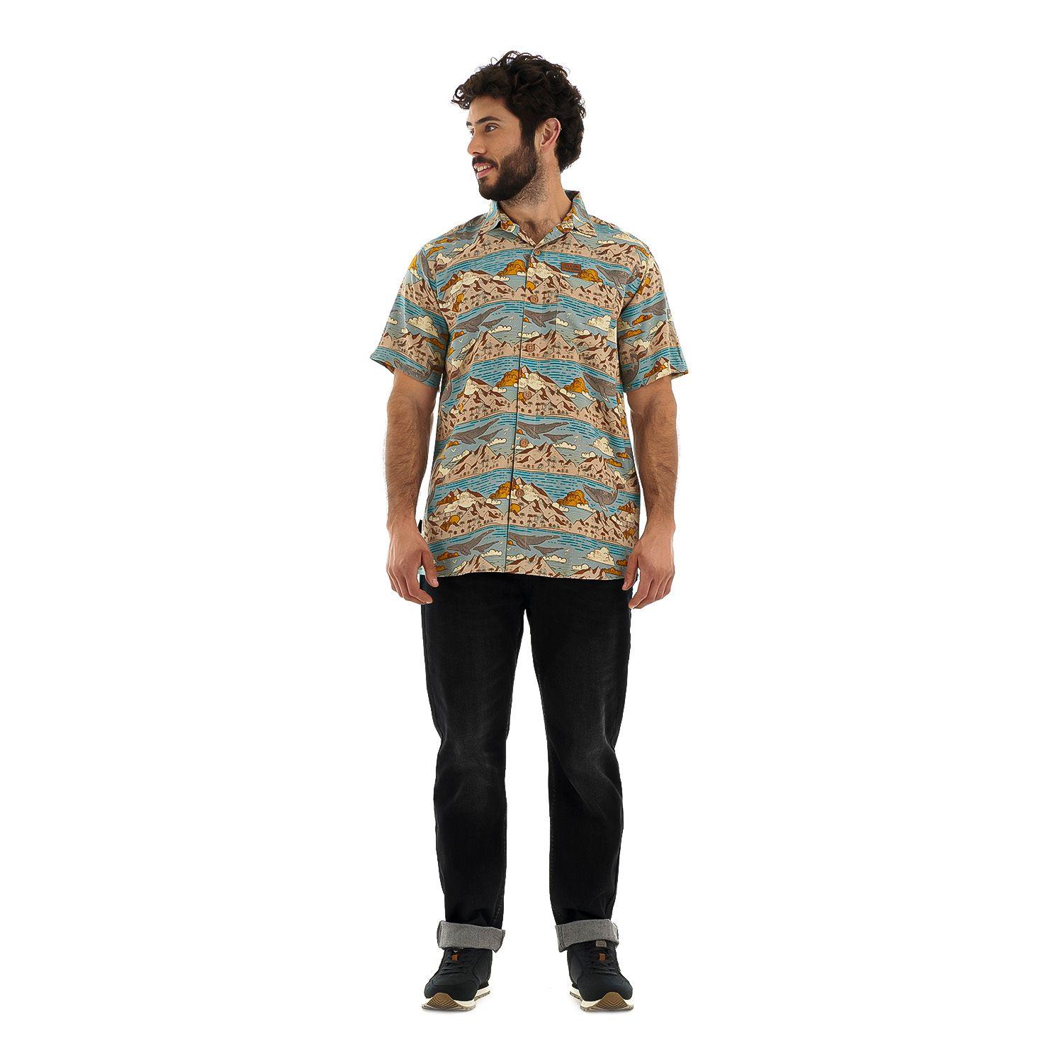 Camisa Hombre Anameizon Celeste Haka Honu-7