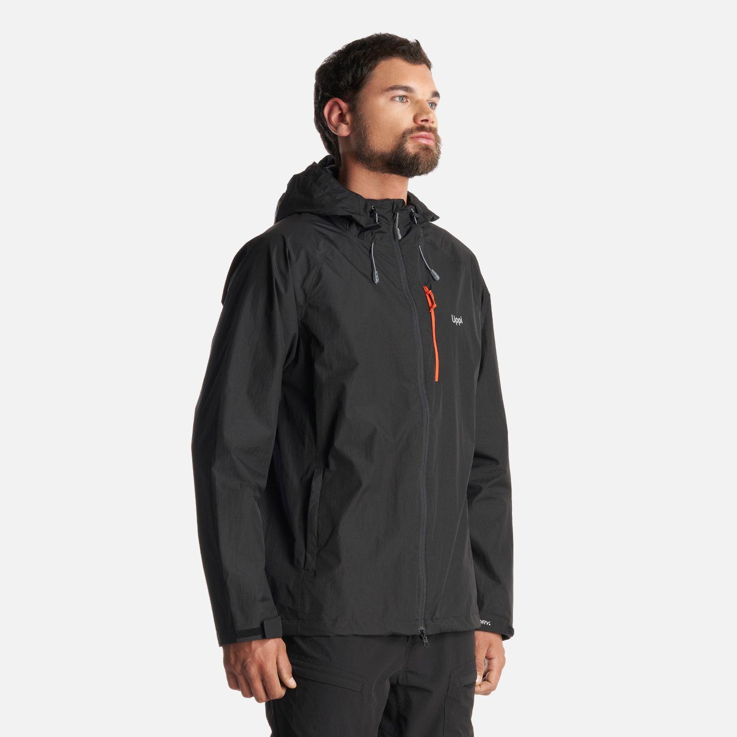 Chaqueta Hombre Nassau B-Dry Hoody Jacket Negro Lippi-2