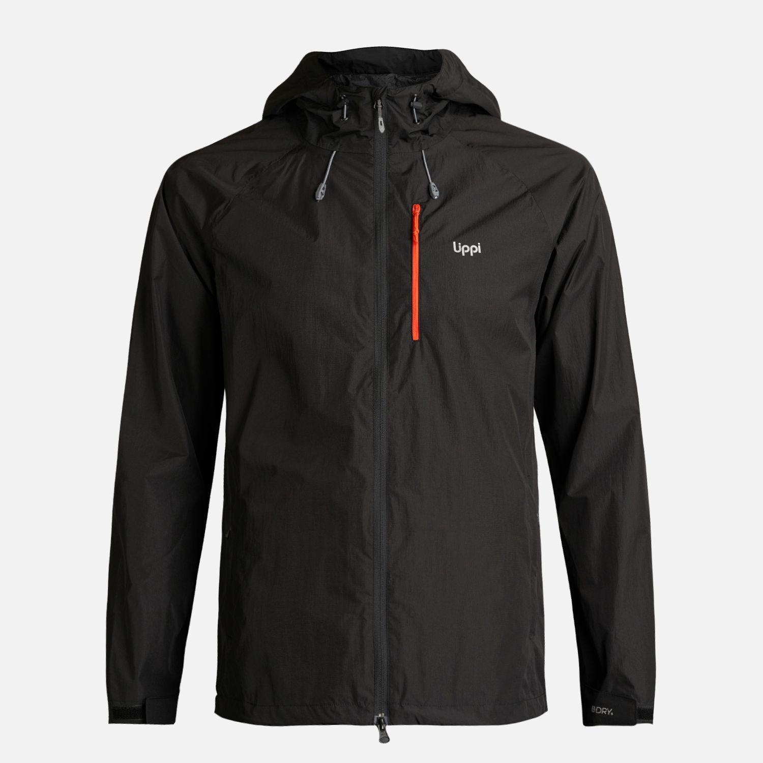 Chaqueta Hombre Nassau B-Dry Hoody Jacket Negro Lippi-0