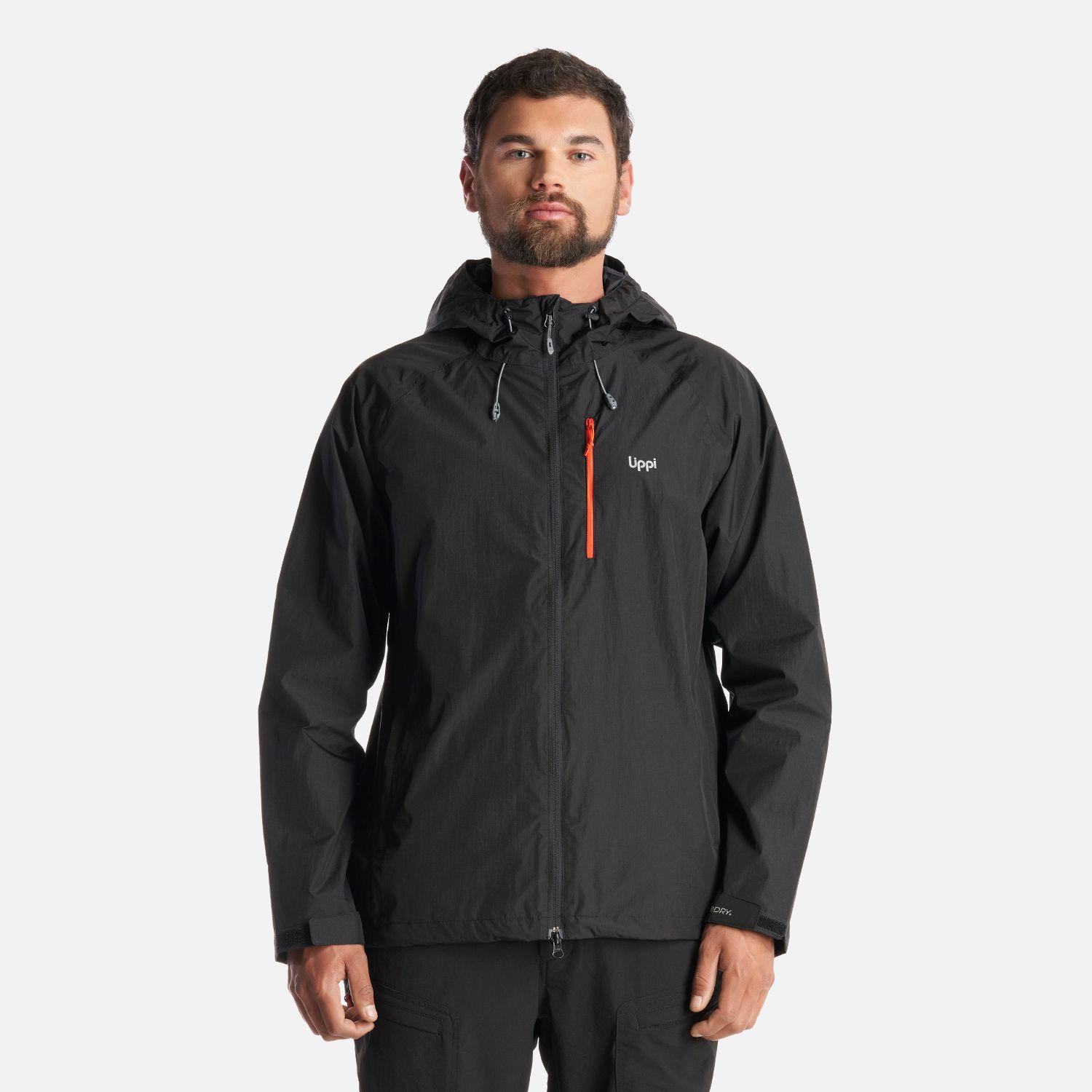 Chaqueta Hombre Nassau B-Dry Hoody Jacket Negro Lippi-1