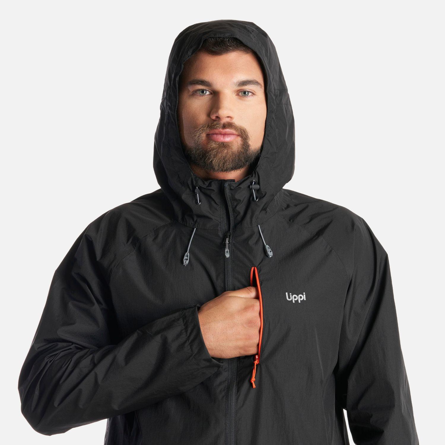 Chaqueta Hombre Nassau B-Dry Hoody Jacket Negro Lippi-4