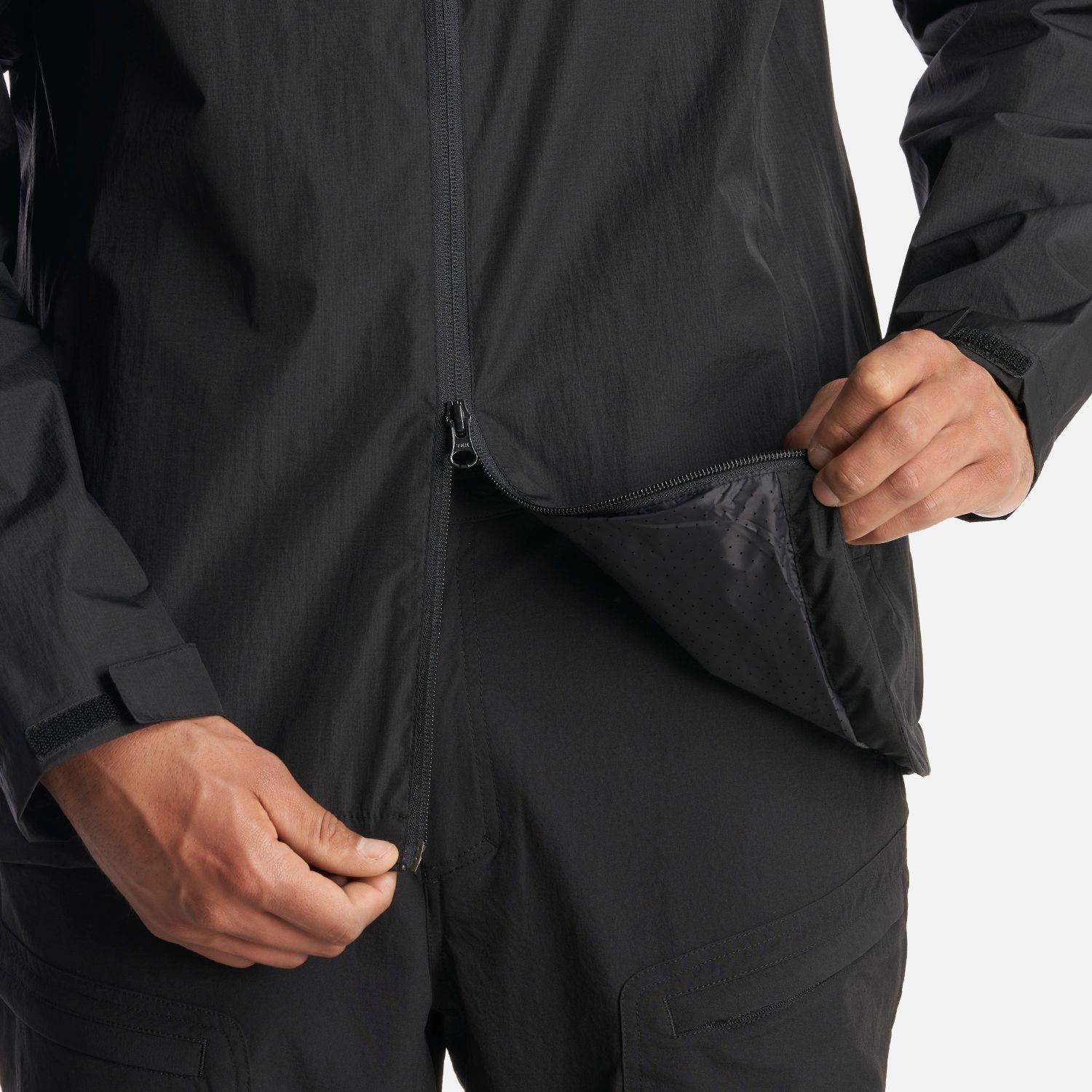Chaqueta Hombre Nassau B-Dry Hoody Jacket Negro Lippi-7