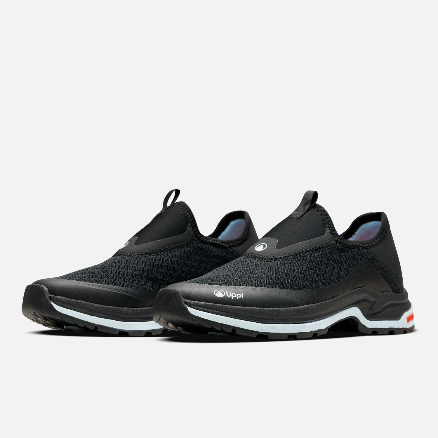 Zapatilla Mujer Panal III Negro Celeste Lippi-1