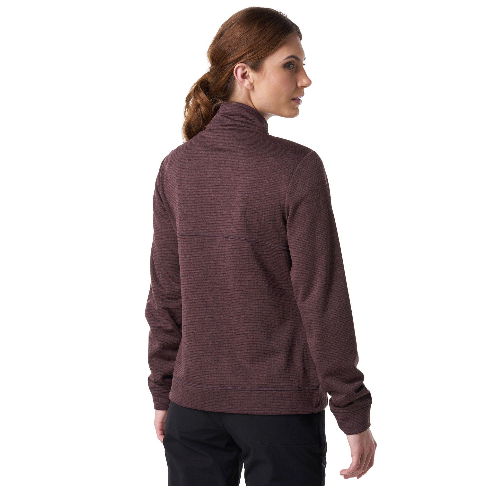 Poleron Mujer Orbital Nano-F Full Zip Melange Grafito Lippi I19-3