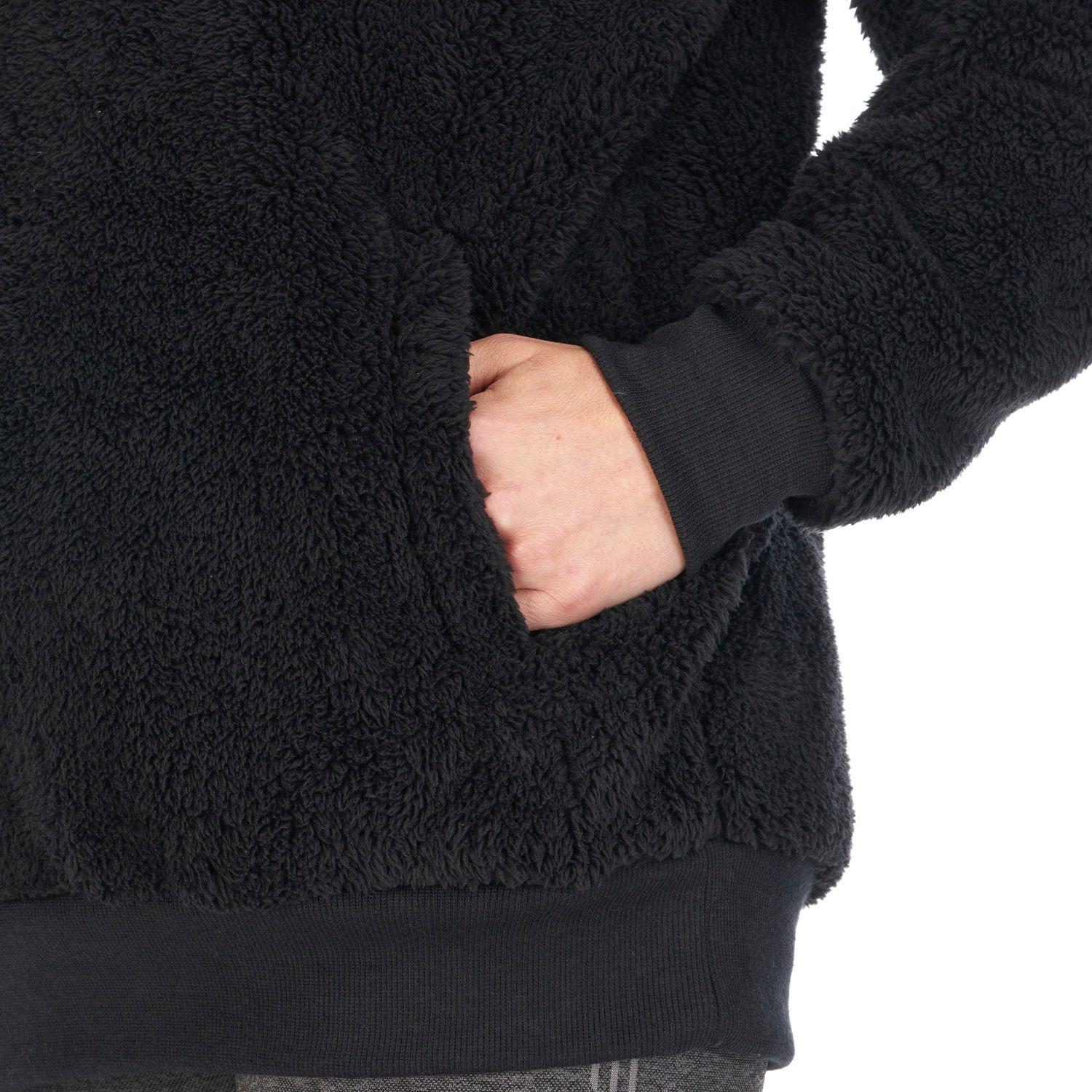 Poleron Mujer Cangur-oso Negro Haka Honu V23-7