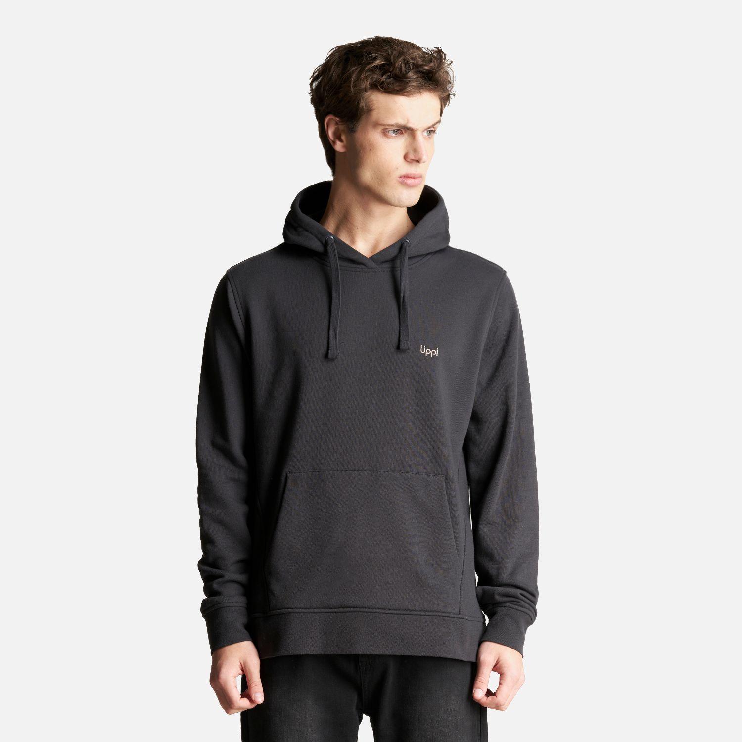 Poleron Hombre Insigne Hoody Sweatshirt Negro Lippi V23-1