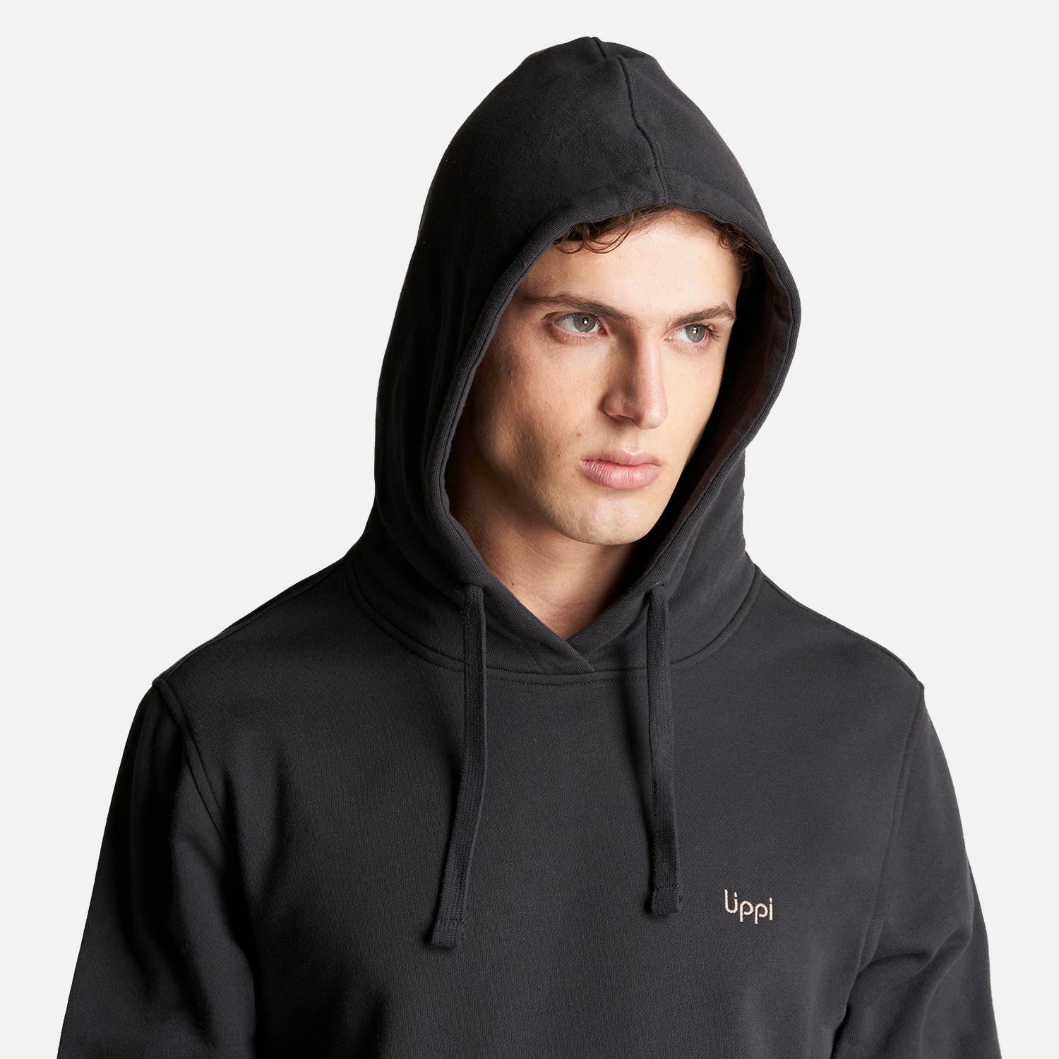 Poleron Hombre Insigne Hoody Sweatshirt Negro Lippi V23-5