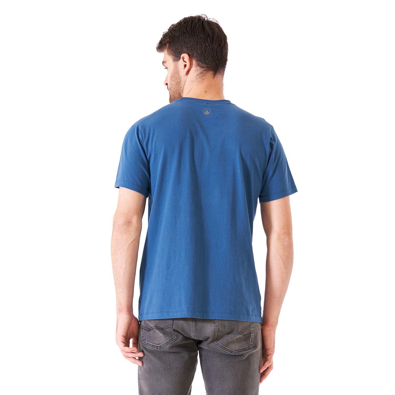 Polera Hombre Logo Lippi UVStop TShirt Azul Lippi-5