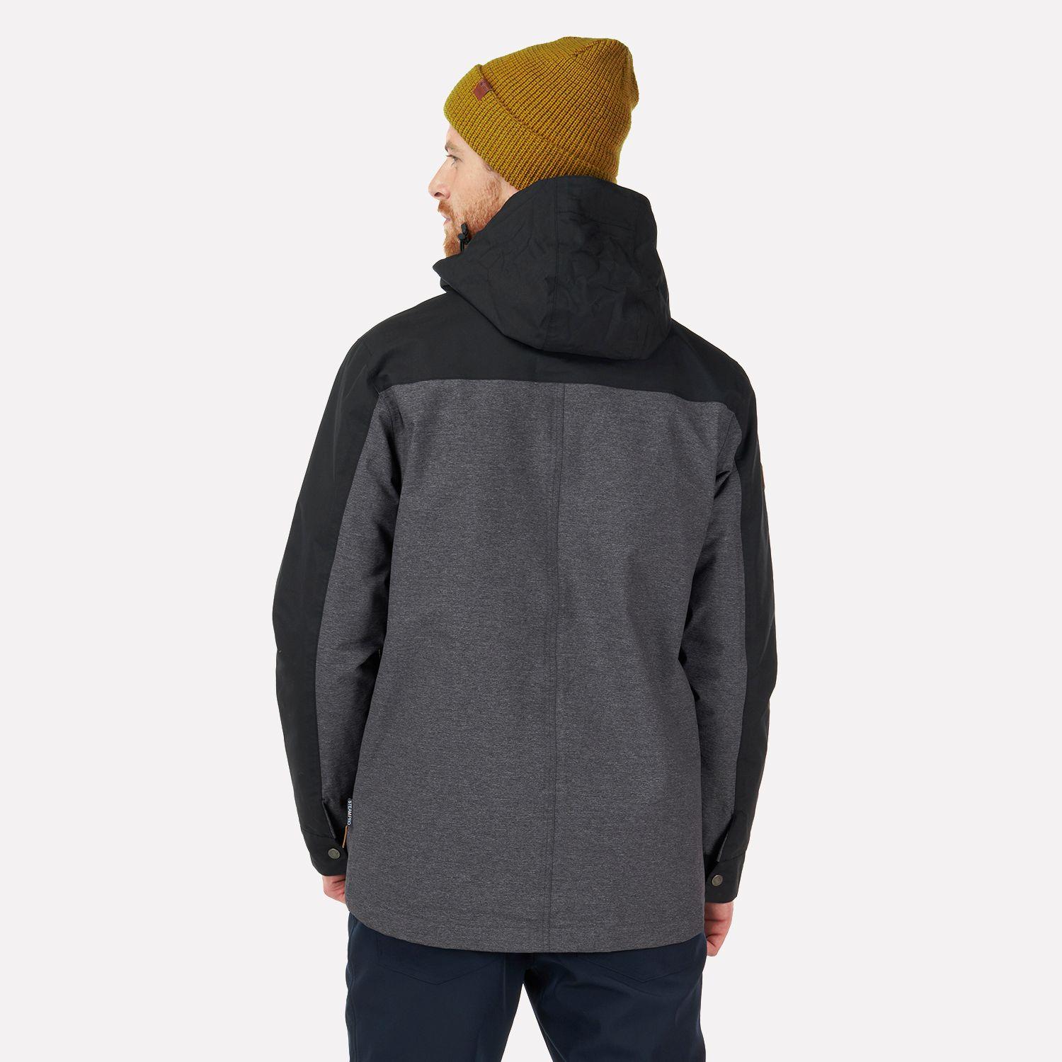 Chaqueta Hombre Grove B-Dry Hoody Jacket Melange Negro Lippi-2