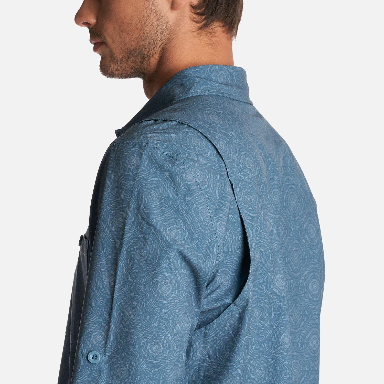 Camisa Hombre Cumbre Manga Larga Turquesa Oscuro Haka Honu-5