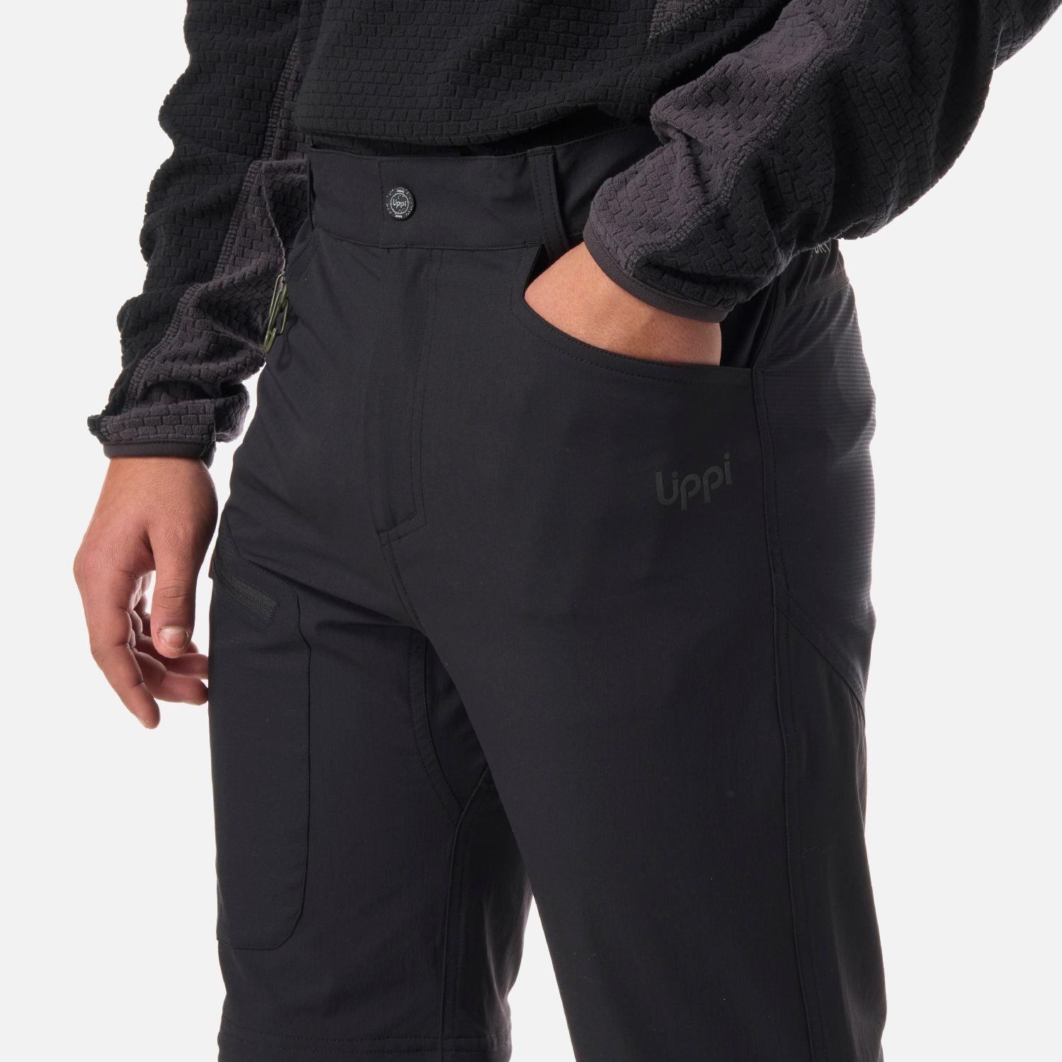 Pantalón Teen Boy Lennox Q-Dry Mix-2 Pants Negro Lippi V26-3