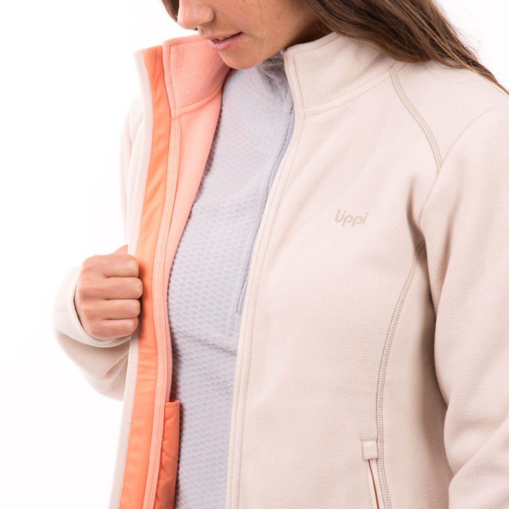 Chaqueta Mujer Therm-Pro Jacket Crema / Salmon Lippi-3