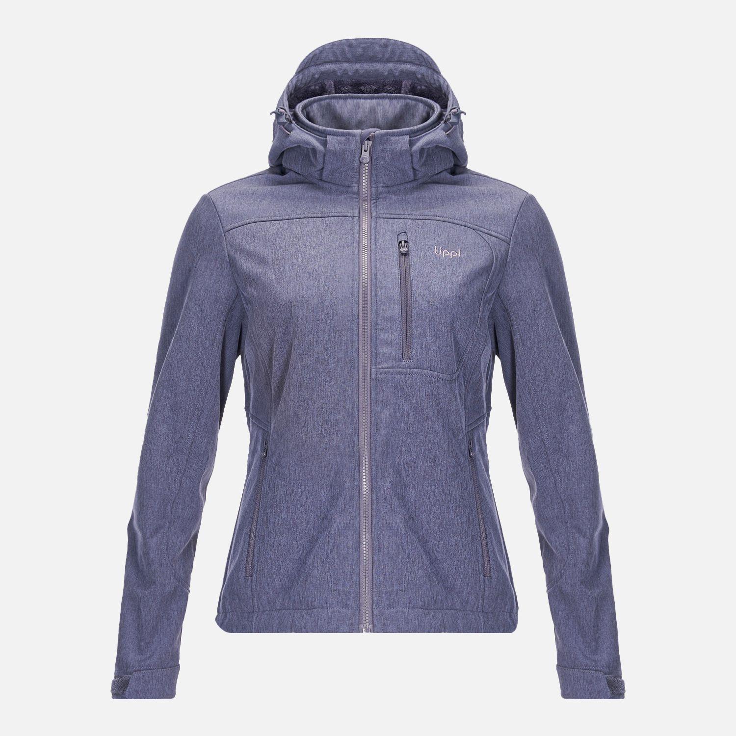 Chaqueta Mujer Macaya Softshell Hoody Jacket Melange Azul Lavanda Lippi-0