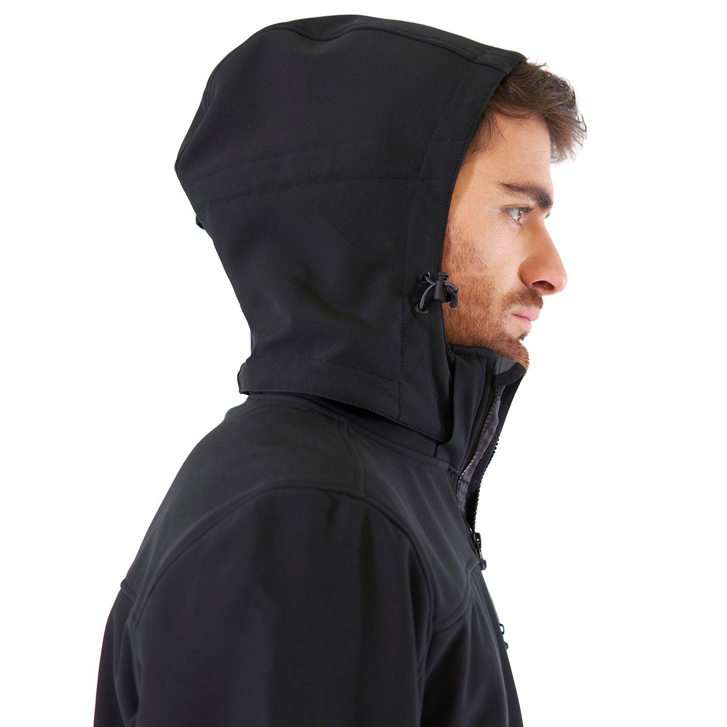 Chaqueta Hombre Macaya Softshell Hoody Jacket Negro Lippi V21-6